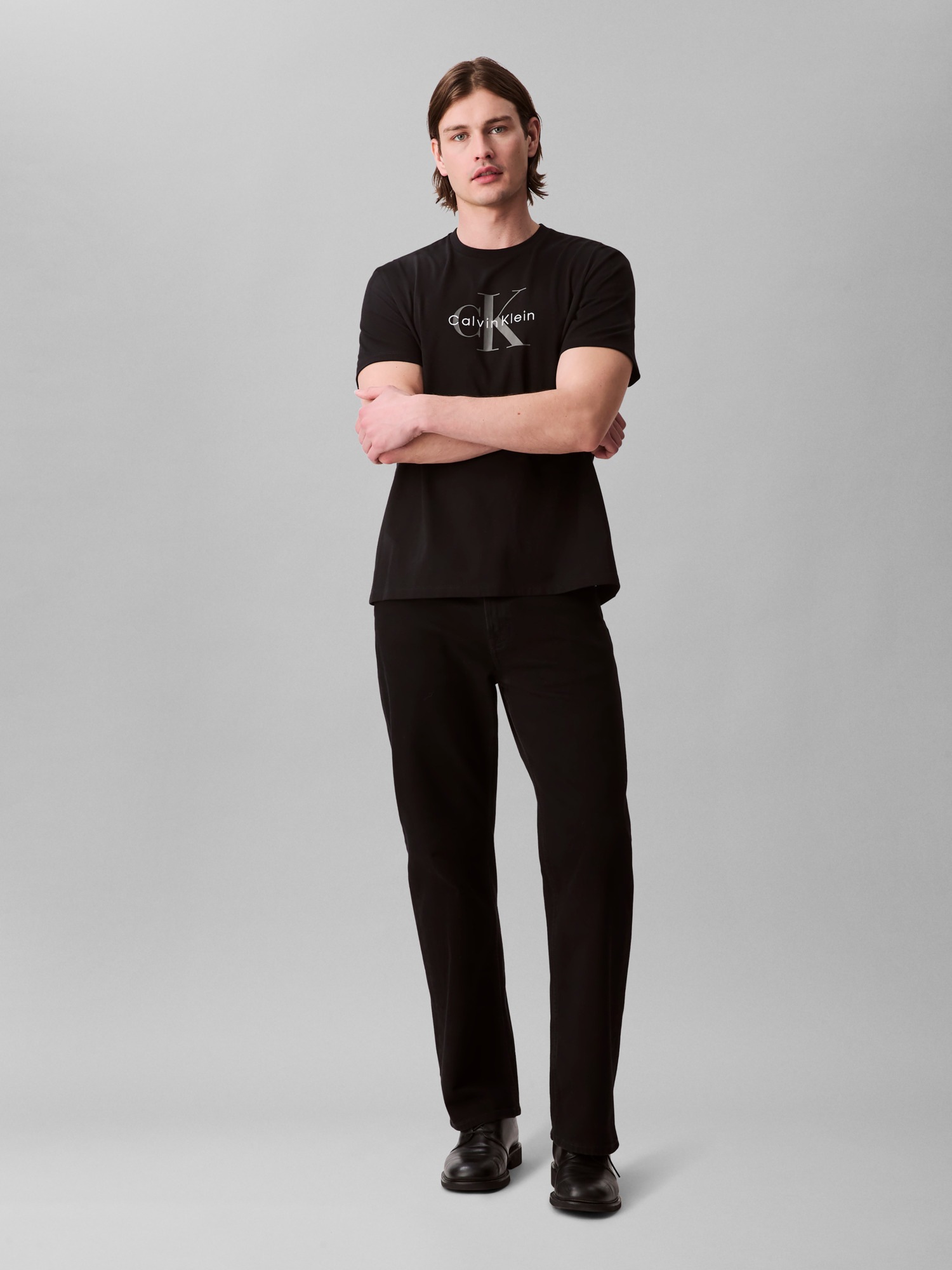 Calvin Klein Jeans T-Shirt »SS Hero Monologo Tee 20s«, Mit Rundhalsausschnitt, regular fit