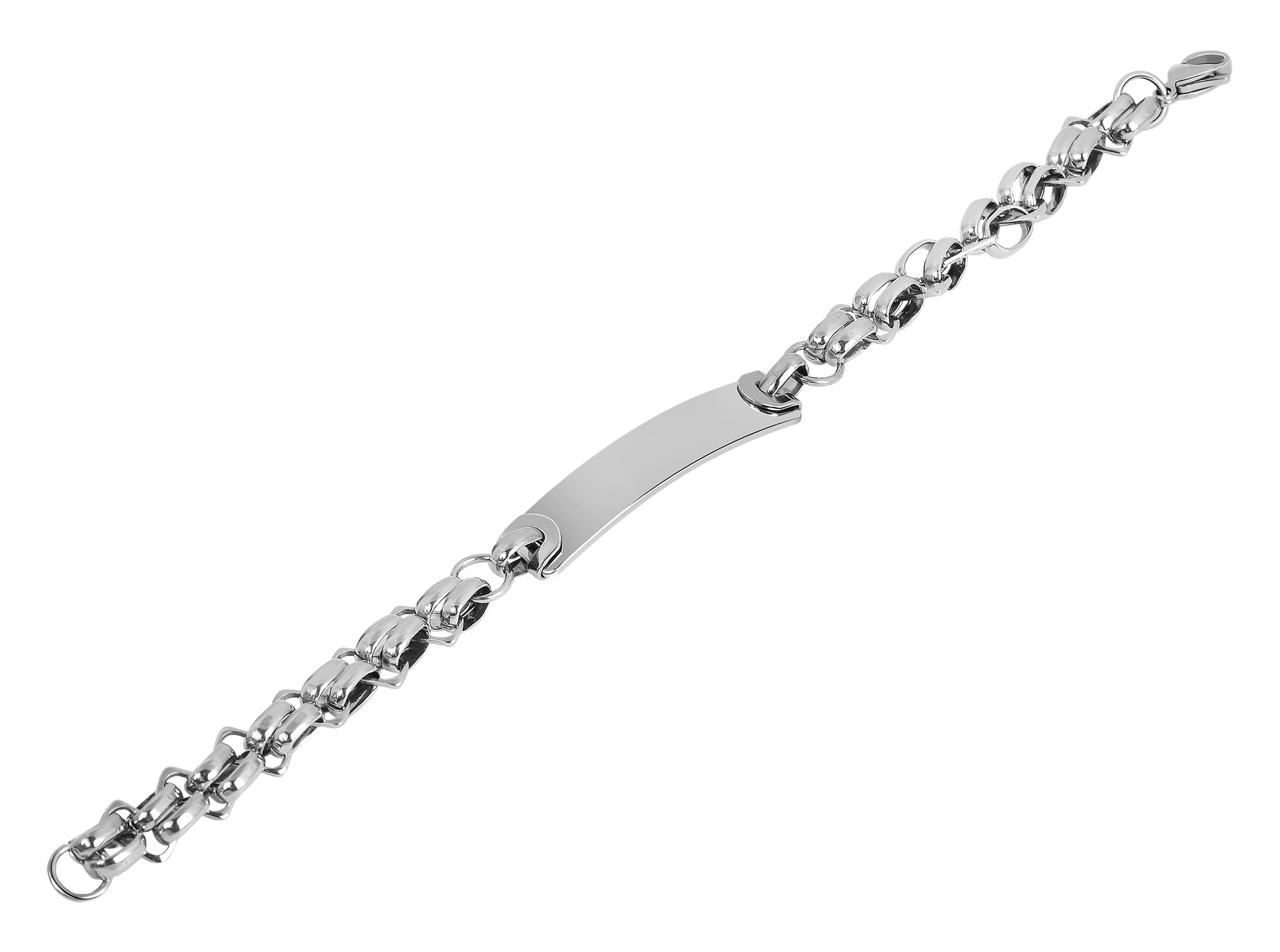 Adelia´s Armband »Unisex Armband aus Edelstahl 21,5 cm«