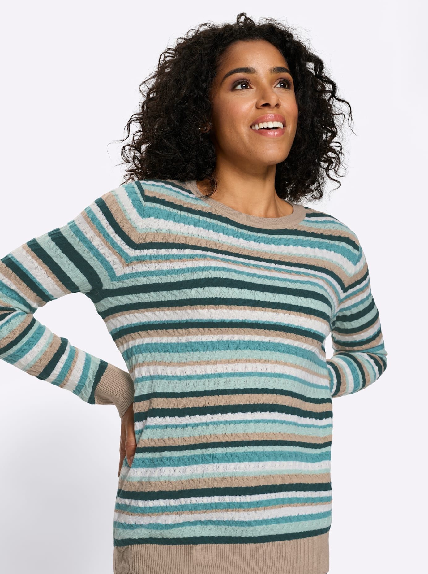 Classic Basics Rundhalspullover »Langarm-Pullover«