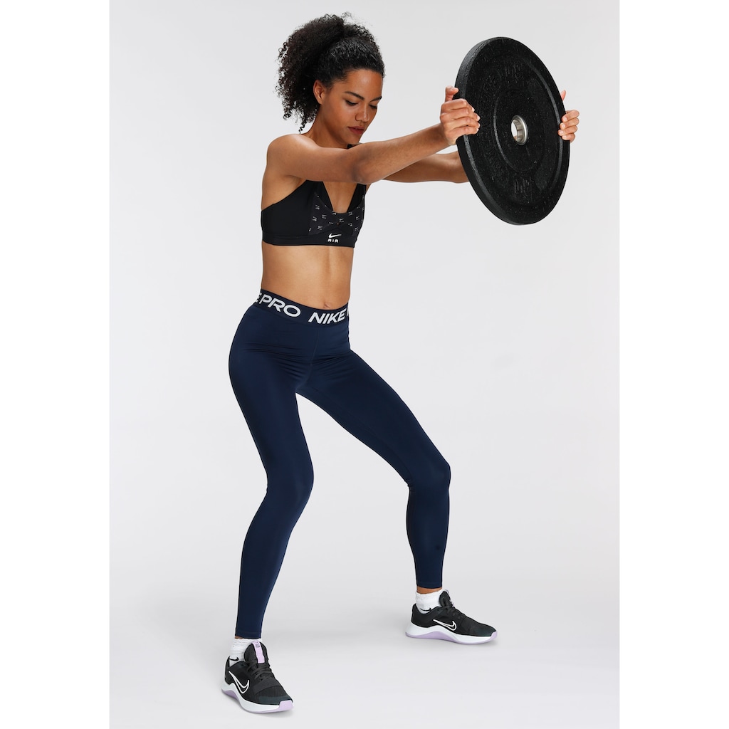 Nike Trainingstights »PRO WOMEN'S MID-RISE MESH-PANELED LEGGINGS«