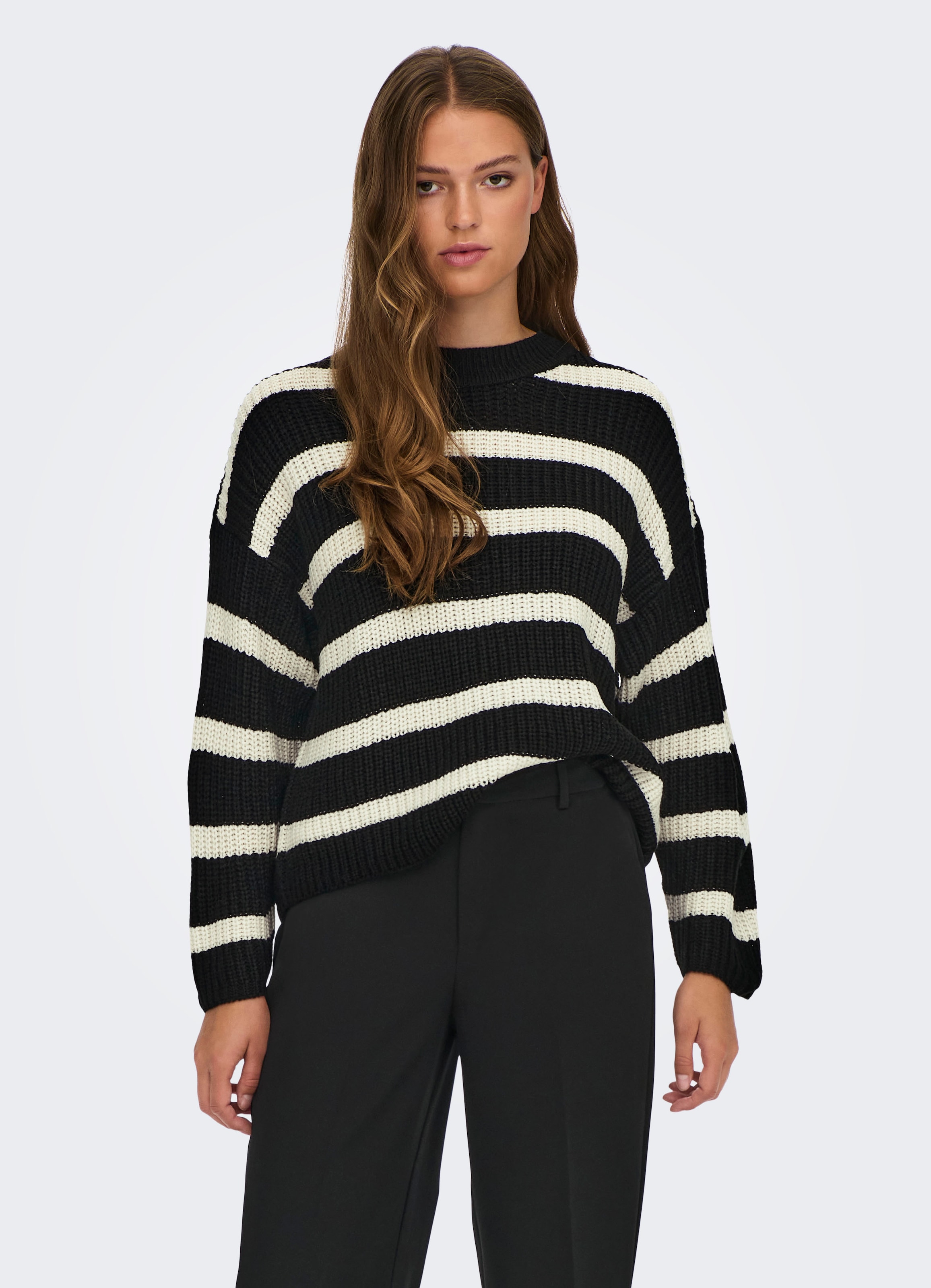 Strickpullover »JDYJUSTY L/S STRIPE PULLOVER KNT NOOS«