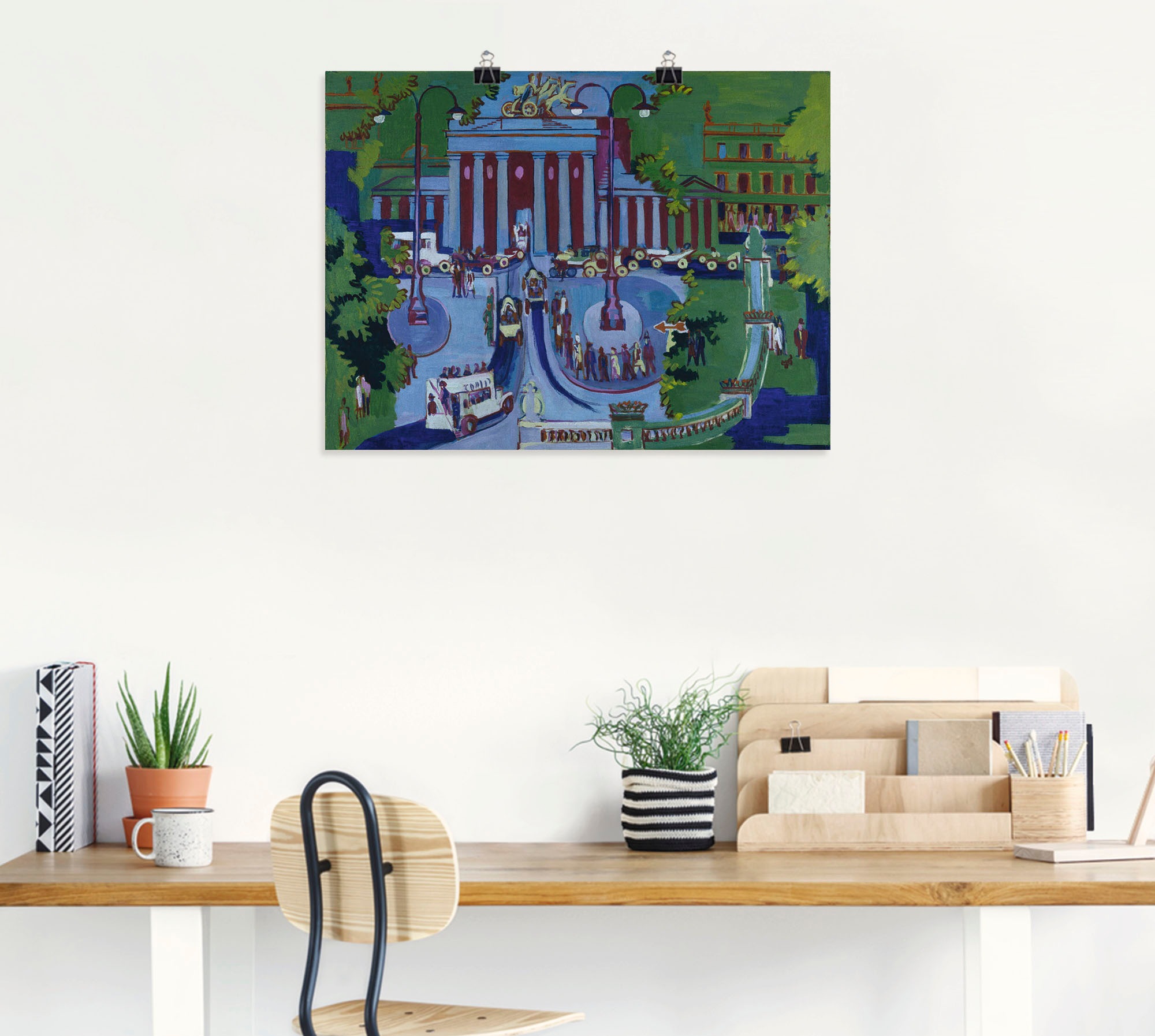 Artland Wandbild »Brandenburger Tor.«, Deutschland, (1 St.), als Leinwandbild, Wandaufkleber oder Poster in versch. Größen