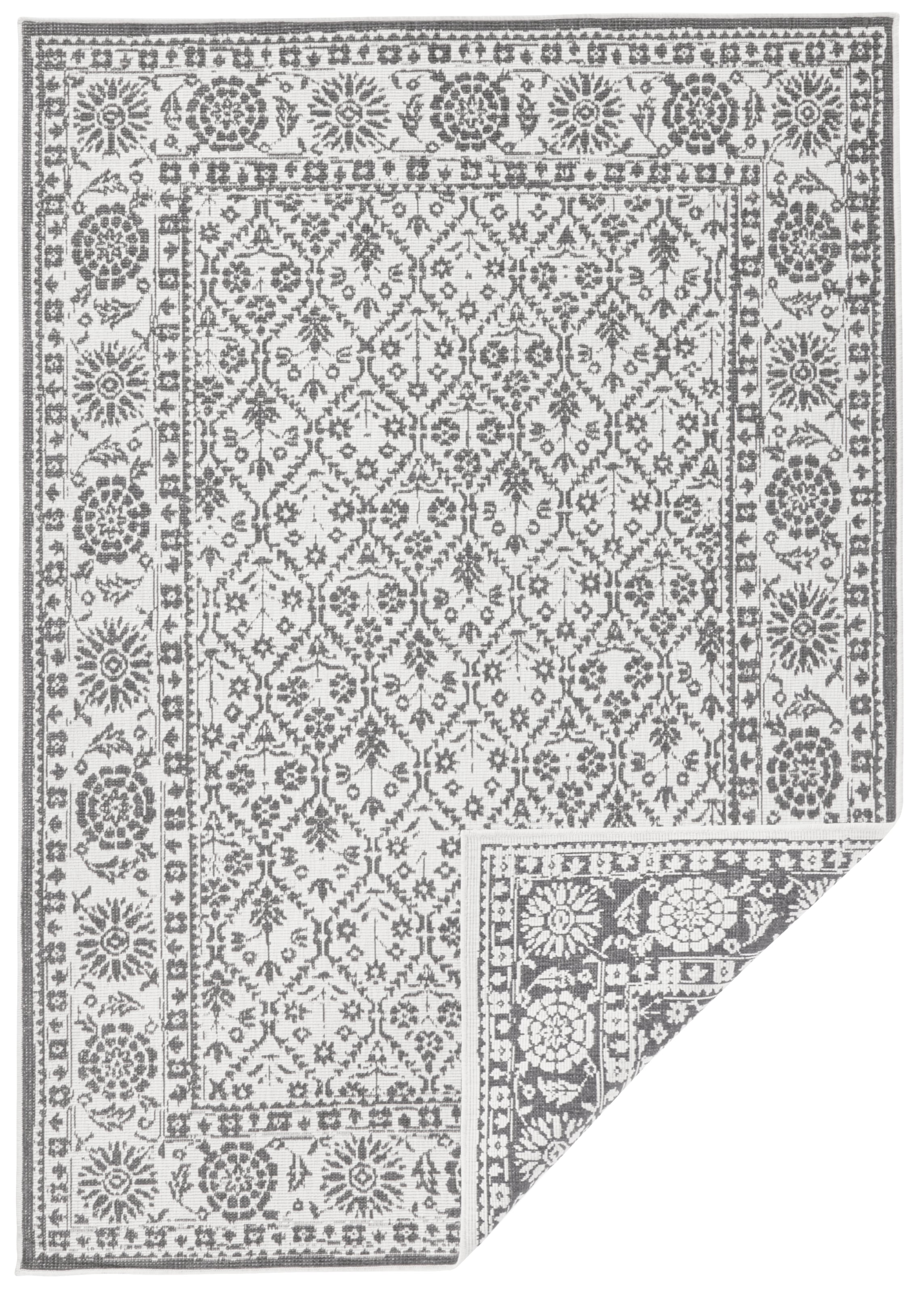 NORTHRUGS Teppich »Curacao«, rechteckig, 5 mm Höhe, In-& Outdoor, Läufer, Wetterfest, Balkon, Wohnzimmer, Wasserfest
