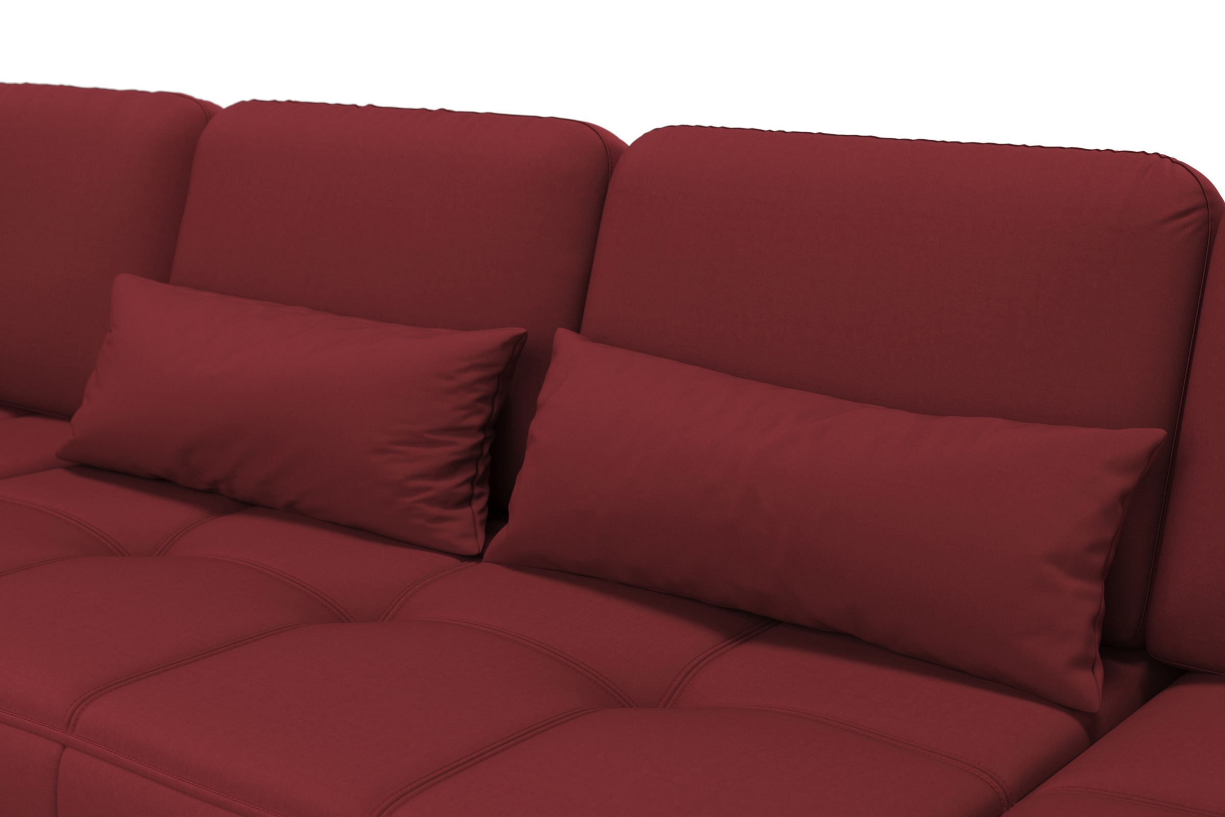 sit&more Wohnlandschaft »Bendigo U-Form« inklusive Sitztiefenverstellung, Bodenfreiheit 15 cm, in 2 Fußfarben