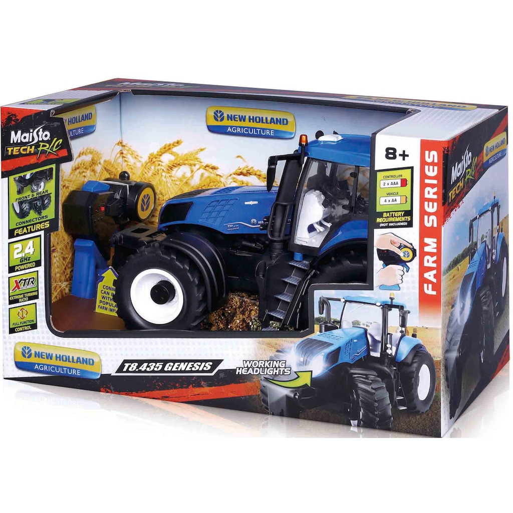 Maisto Tech RC-Traktor »Traktor New Holland, blau«