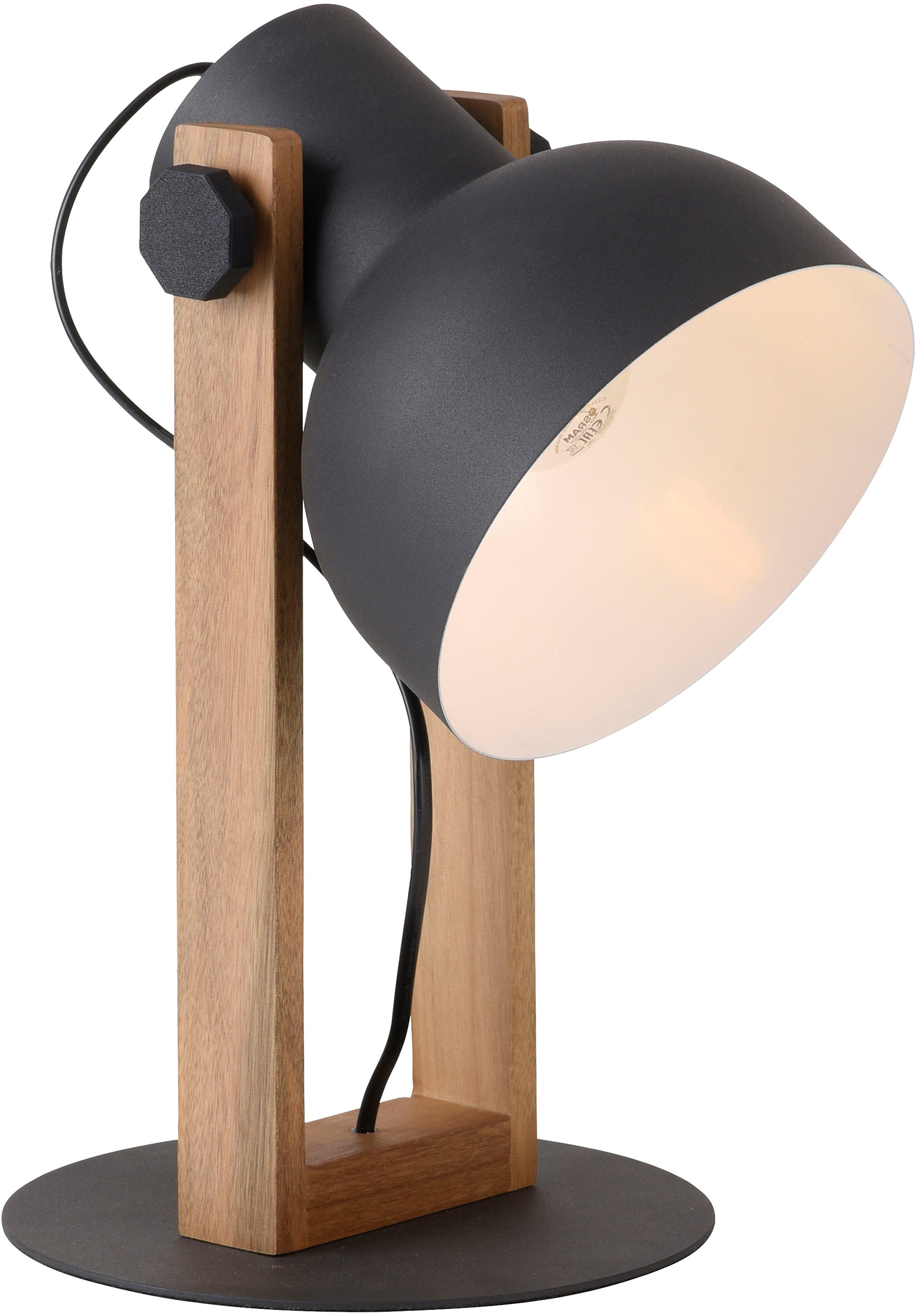 JUST LIGHT Tischleuchte »CUP 2.0«, 1 flammig, Leuchtmittel E27 | Leuchtmittel wechselbar, ExklusiveE27, Schalter, Schnurschalter