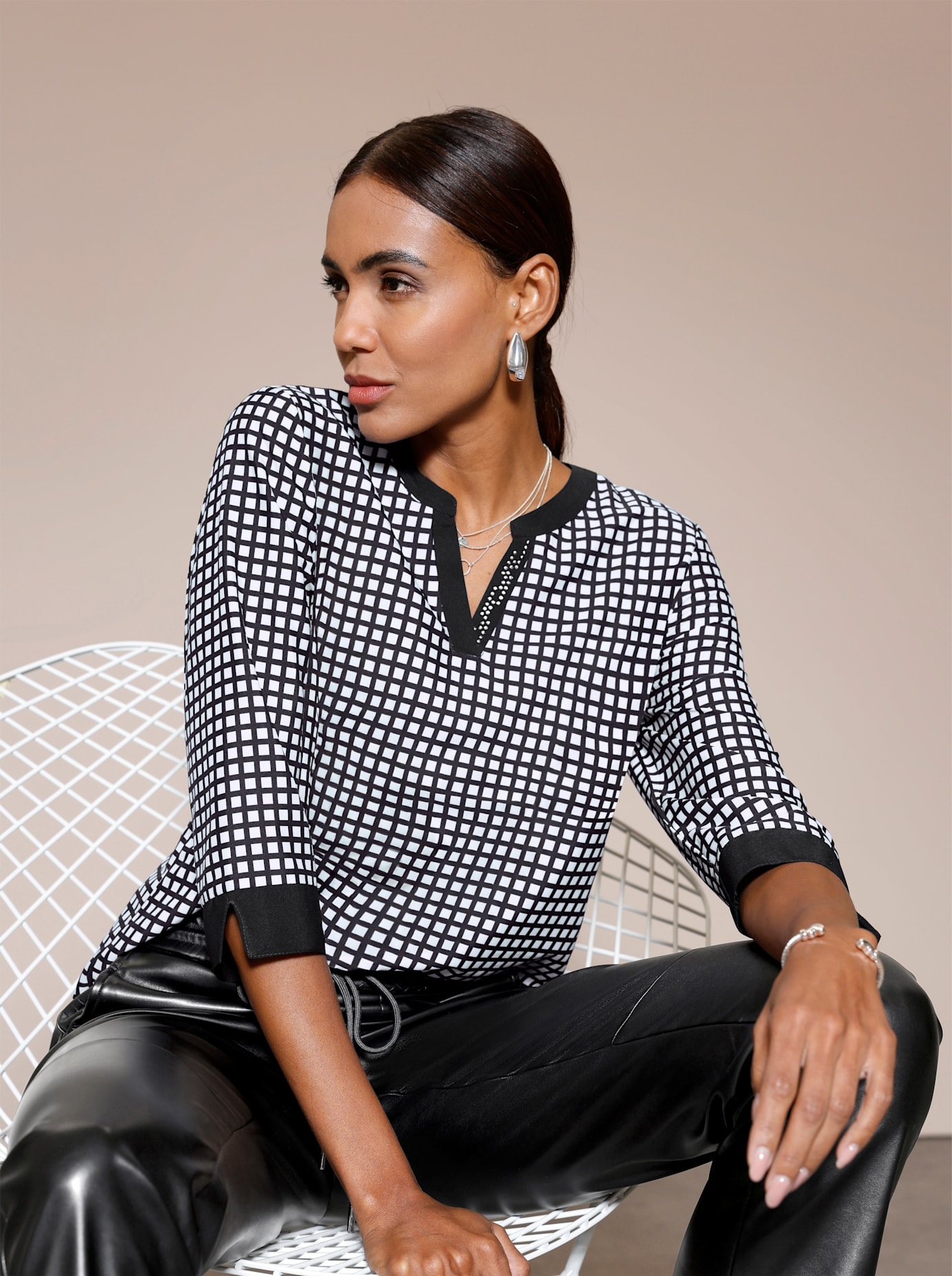 creation L Druckbluse