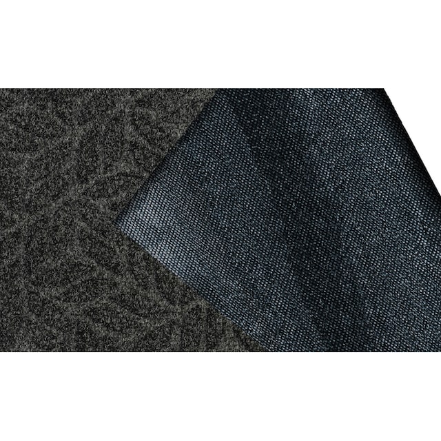 wash+dry by Kleen-Tex Fußmatte »DUNE Leaves Dark Grey«, rechteckig  bestellen bei OTTO