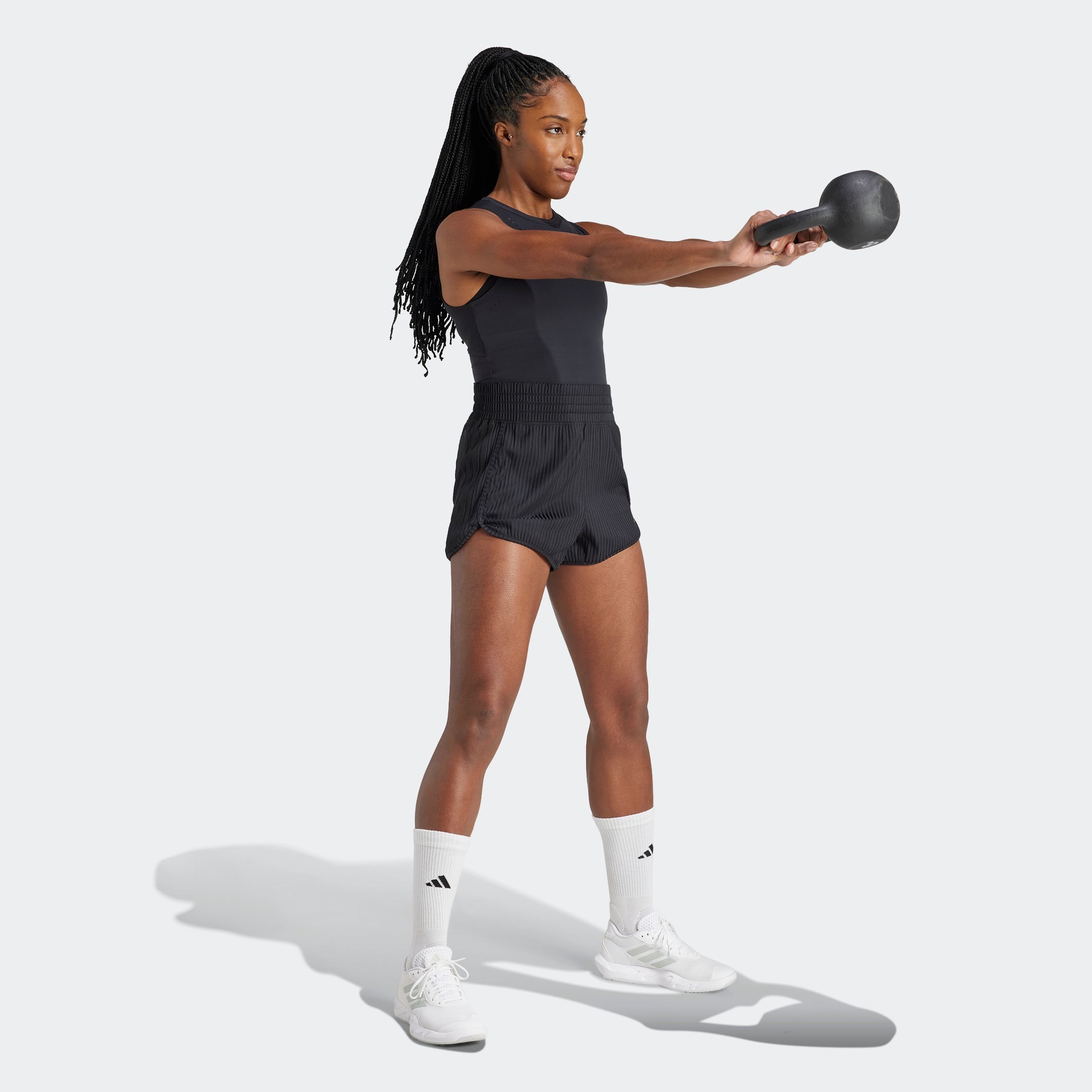 adidas Performance Shorts »PACER RIB SHORT«, (1 tlg.)