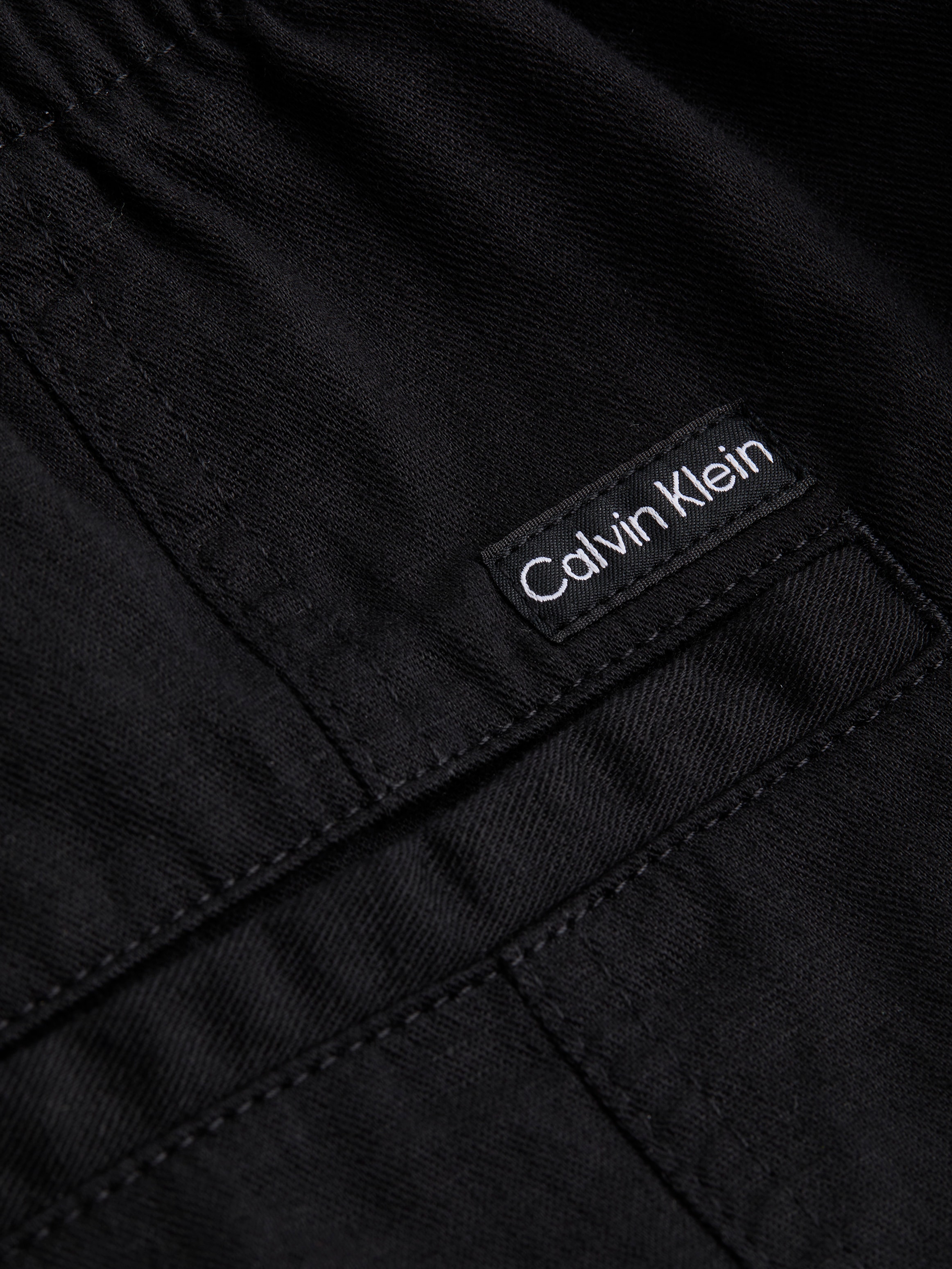 Calvin Klein Jeans Leinenhose »SOFT LINEN PANT«, mit Logo-Label