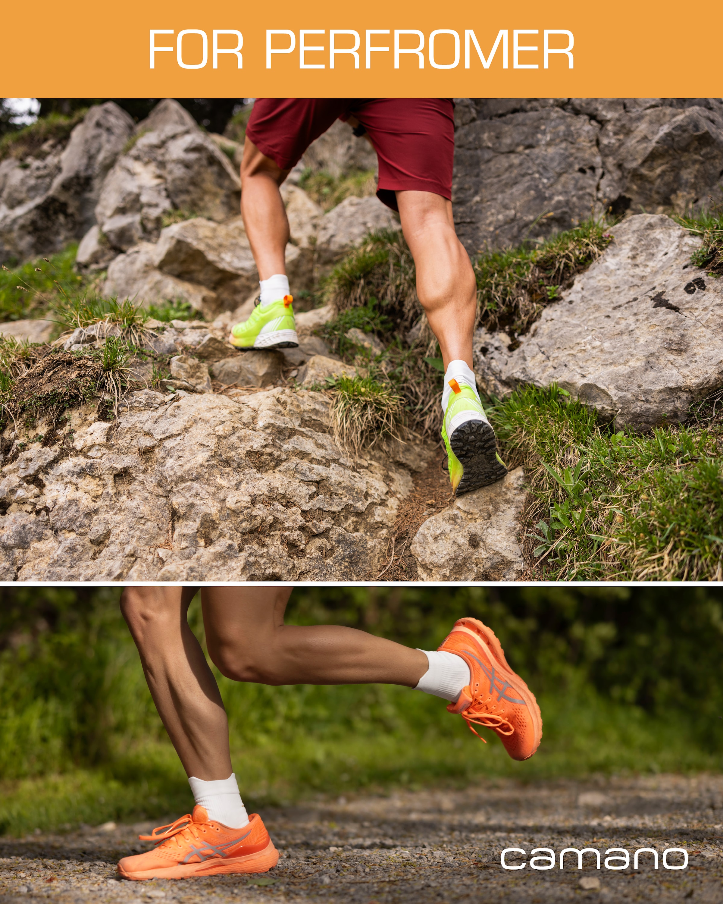 Camano Kurzsocken »function« 4 Stk. tlg. mit verstärkter Ferse und Spitze, Fußgewölbe-Stütze, gepolsterte Sohle