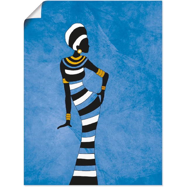 Artland Wandbild »Afrikanische Frau«, Frau, (1 St.), als Alubild,  Leinwandbild, Wandaufkleber oder Poster in versch. Größen kaufen online bei  OTTO