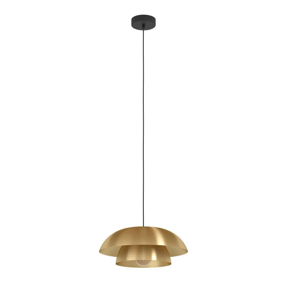 EGLO Hängeleuchte »CENCIARA Pendellampe, Stahl, E27, IP20, Hängelampe, Esstischlampe«, 1 flammig, Leuchtmittel E27 | ohne Leuchtmittel, Hängeleuchte, H110 x Ø40 cm, schwarz, 1X40W exkl.