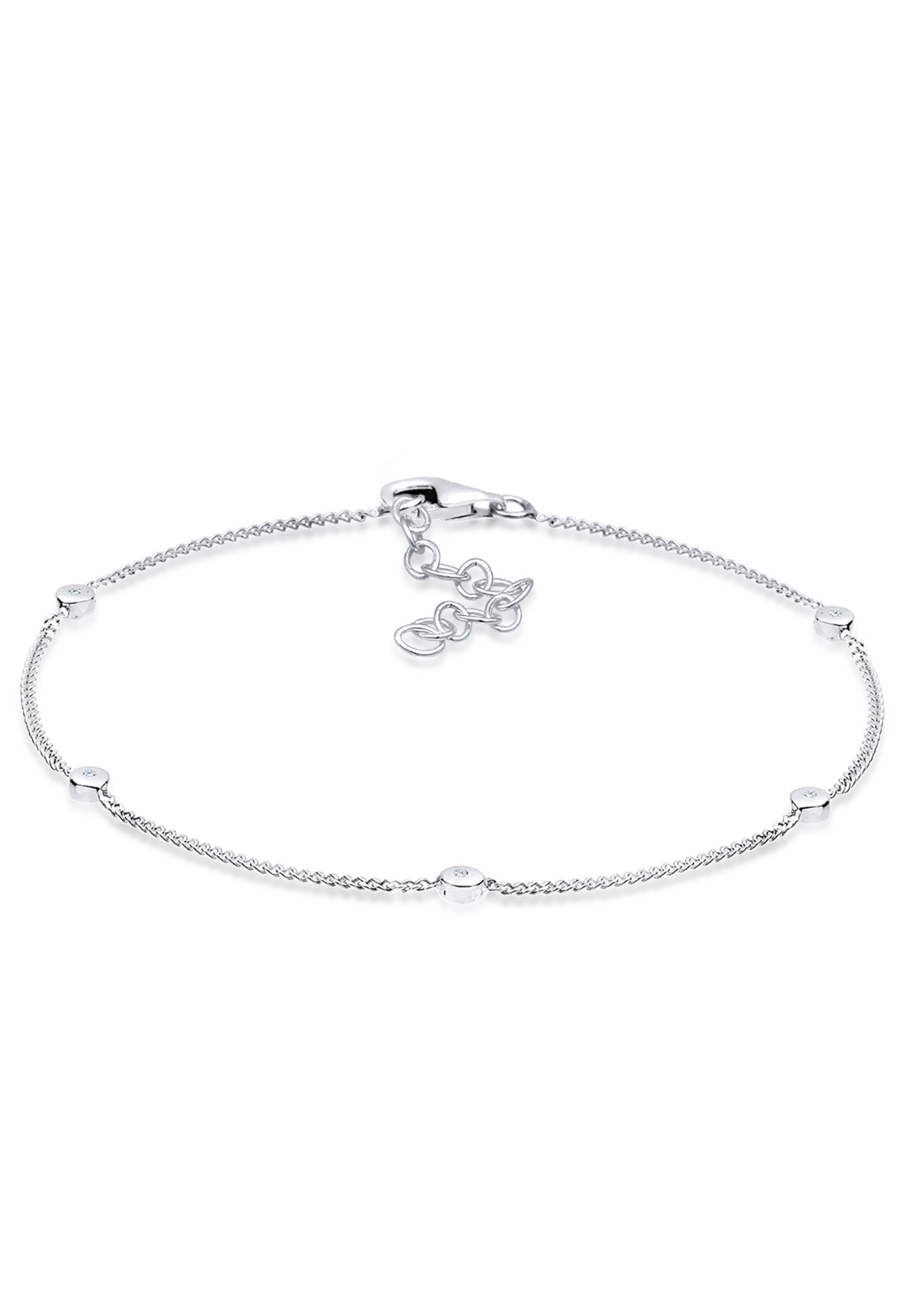Elli DIAMONDS Armband »Elegant Klassisch Diamant (0.025 ct.) 925 Silber«