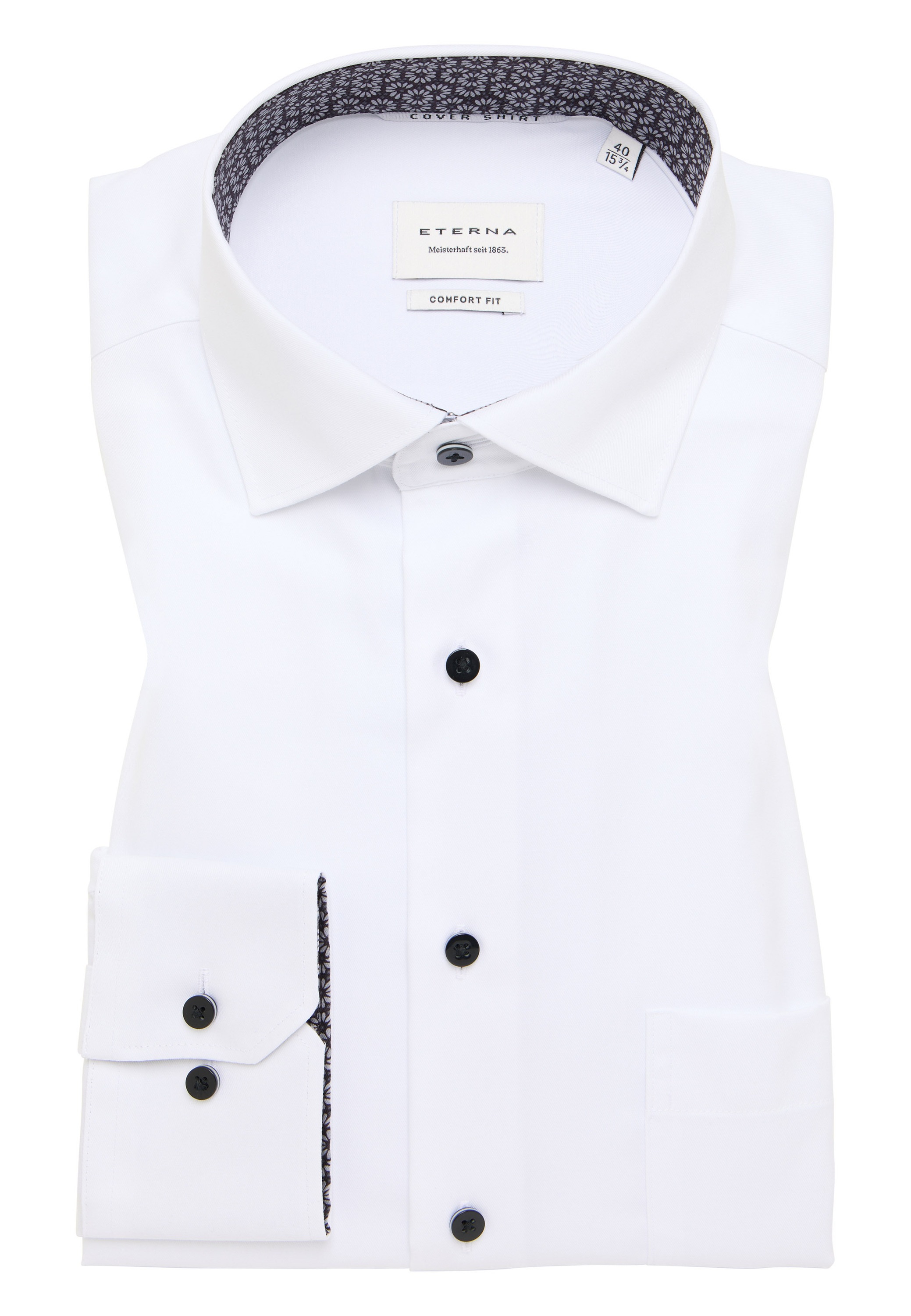 Eterna Langarmhemd »COMFORT FIT«, NON IRON (bügelfrei)