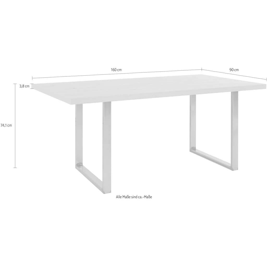 FORTE Esstisch, Breite 160 cm