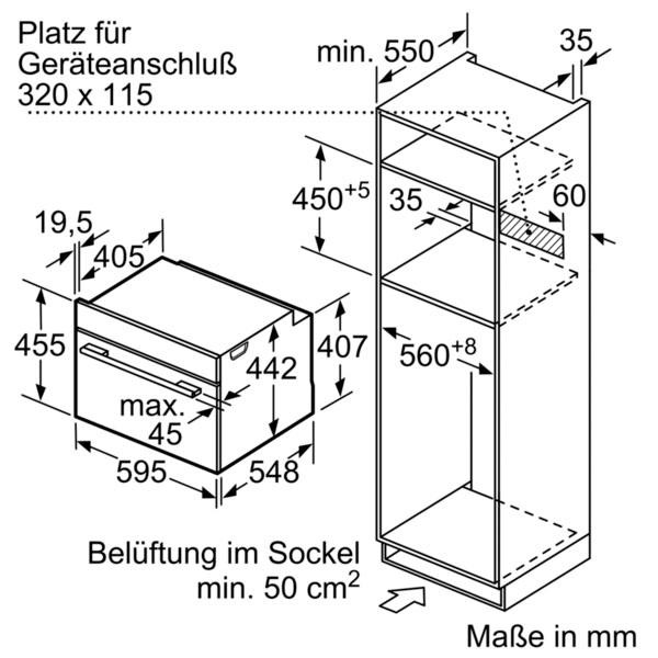 SIEMENS Backofen mit Mikrowelle  »CM678G41«