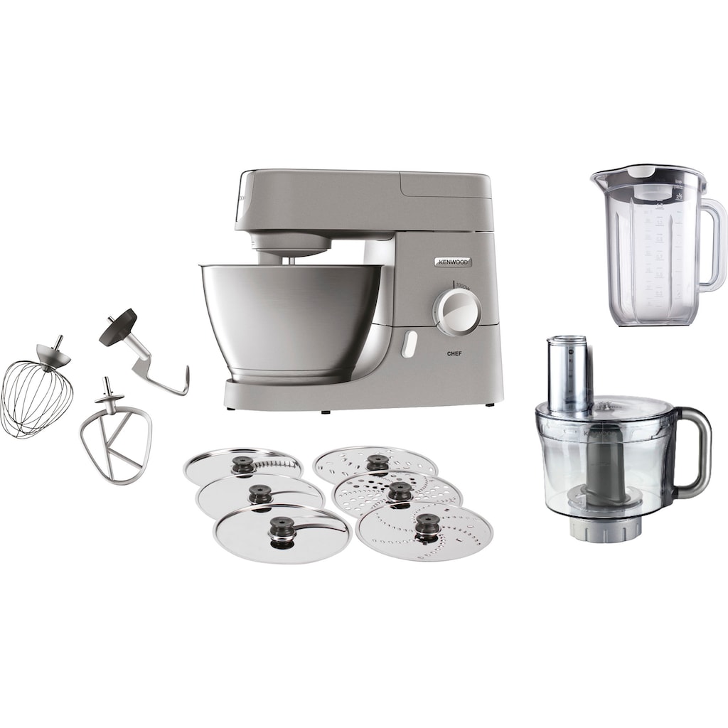 KENWOOD Küchenmaschine »Chef KVC3150S«, Mit viel Zubehör im Gesamtwert von UVP € 219,98