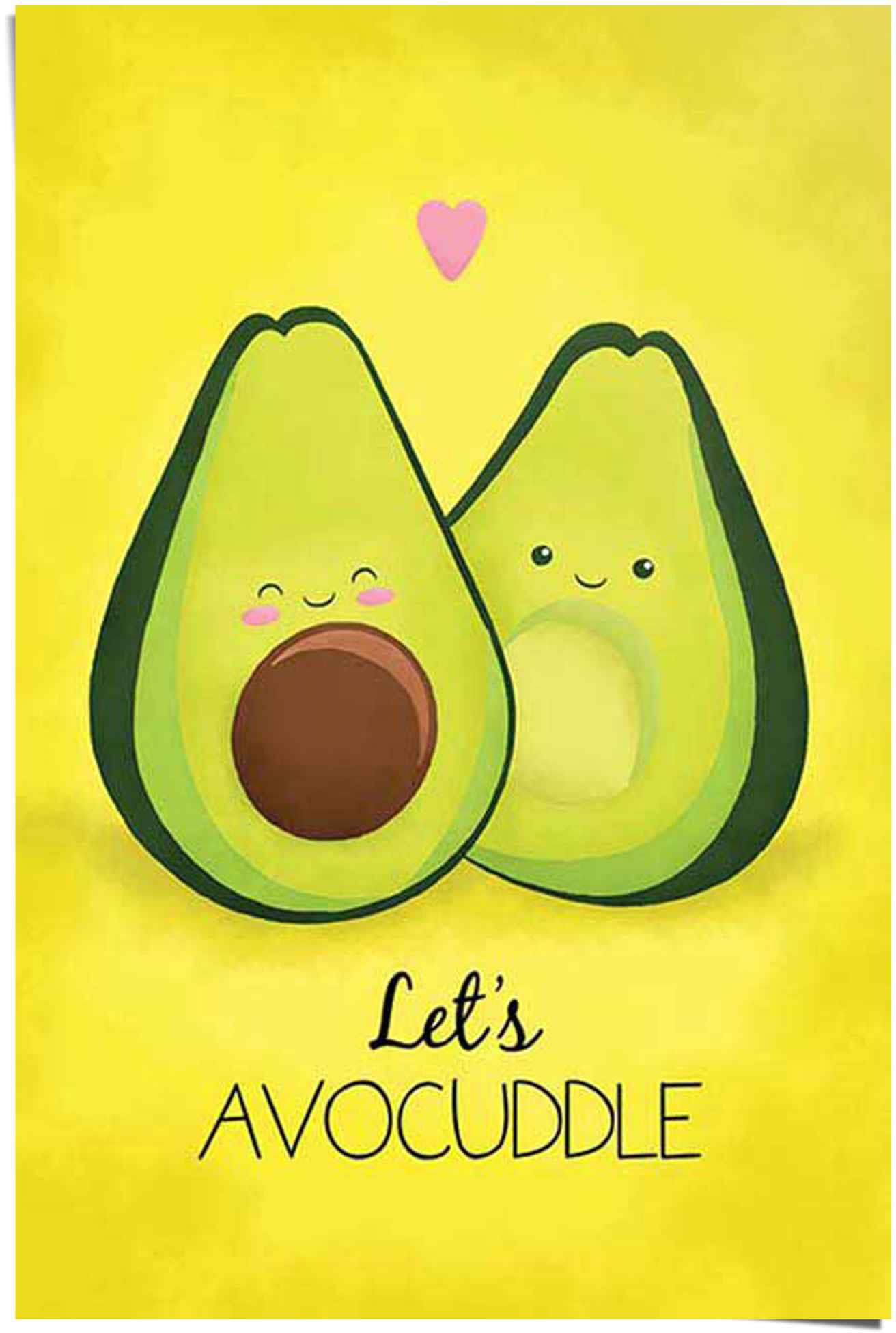 Poster »Avocado let´s avocuddle«, (1 St.)
