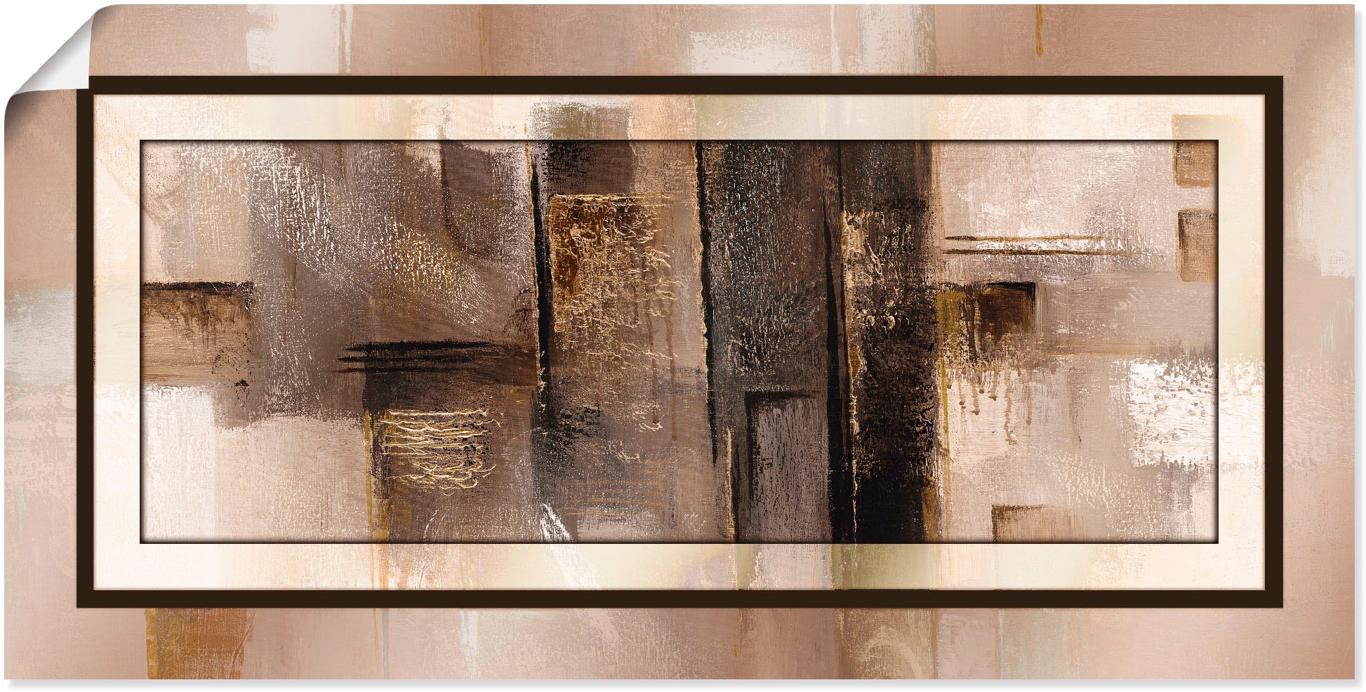 Artland Wandbild »Quadrate - abstrakt 1«, Muster, (1 St.), als Alubild,  Outdoorbild, Leinwandbild, Poster in verschied. Größen kaufen im OTTO  Online Shop
