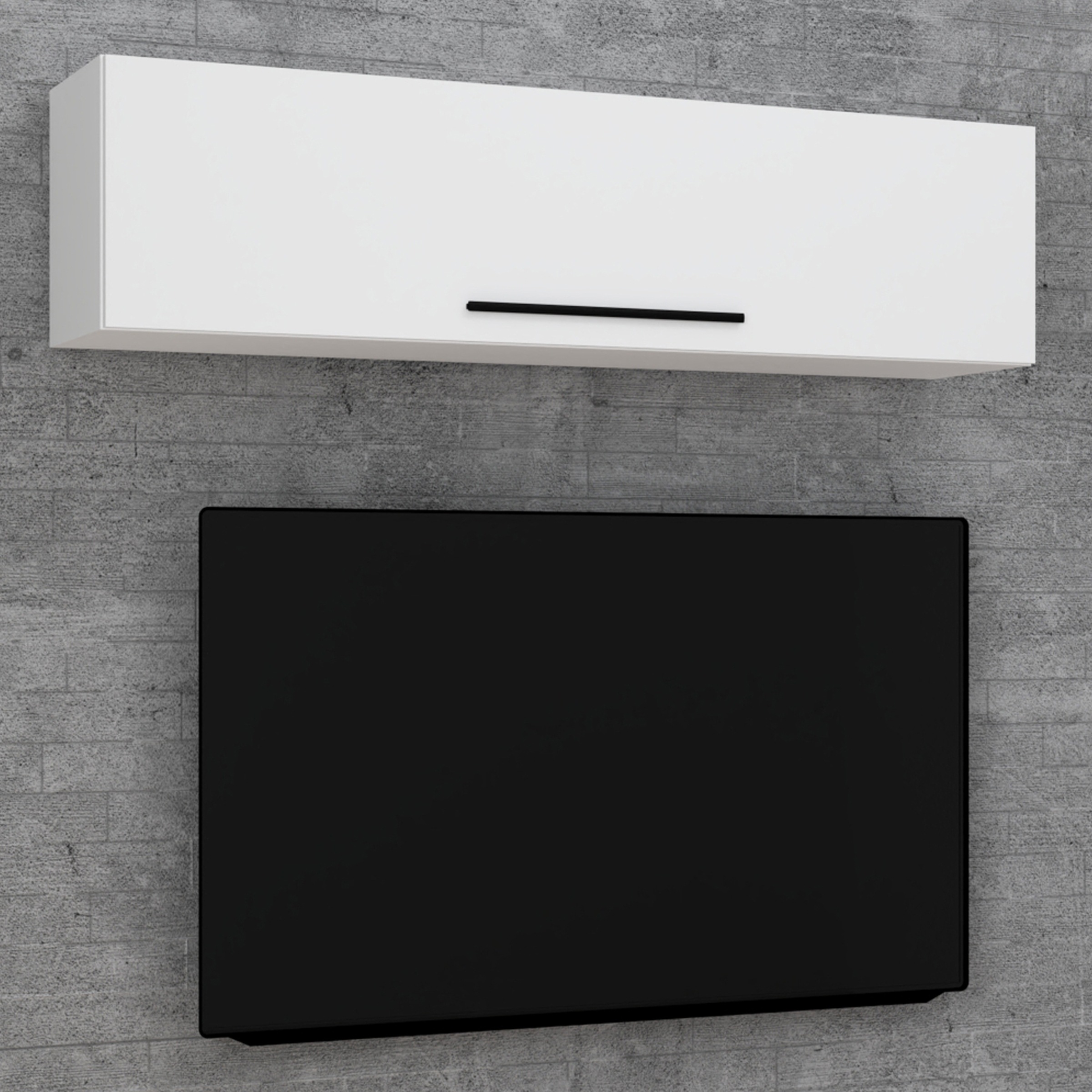 VCM Wandregal »Holz Wandregal Wandschrank Klappschrank Arila XL«