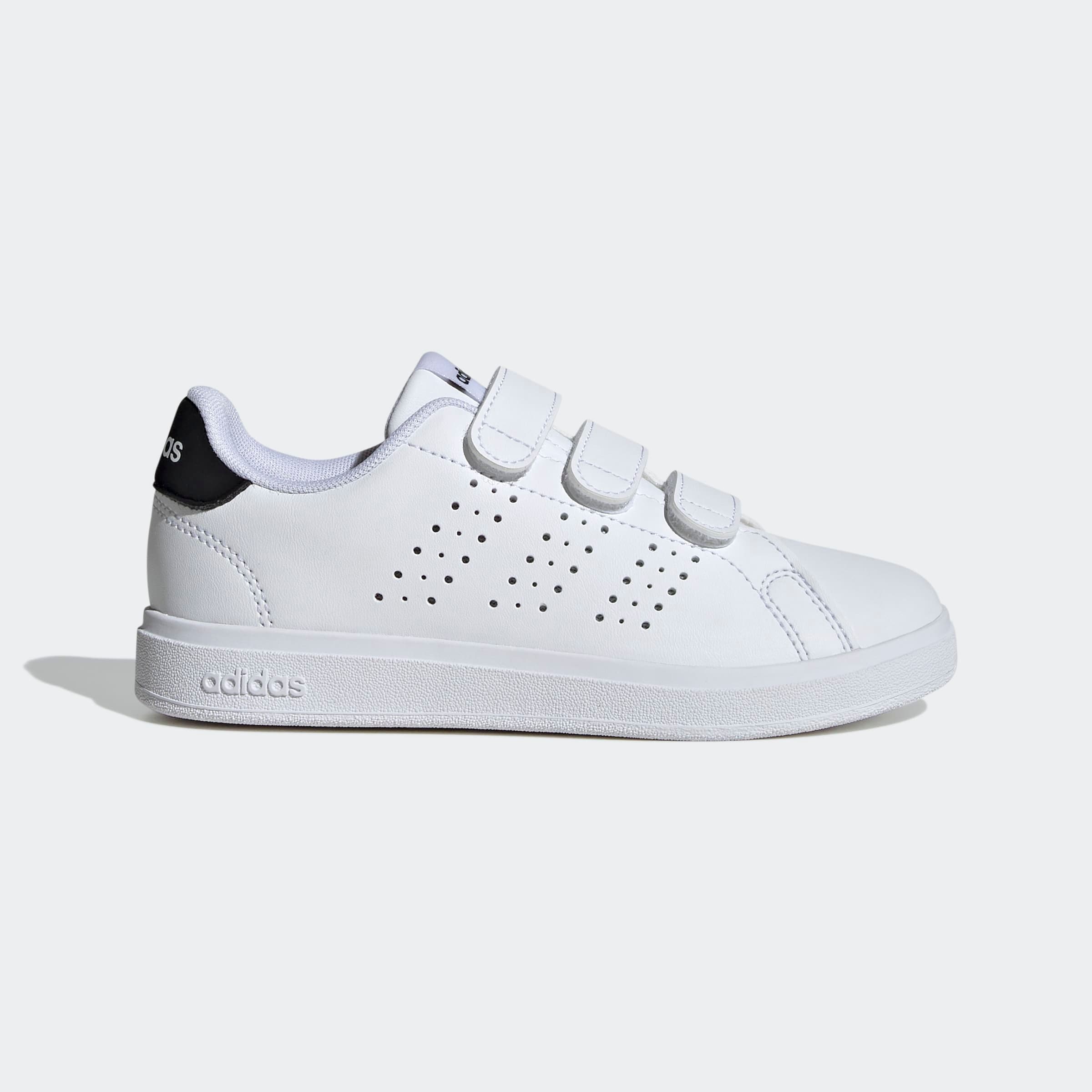 adidas Sportswear Klettschuh »ADVANTAGE BASE 2.0 KIDS«, Design auf den Spuren des adidas Stan Smith