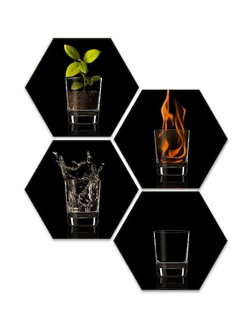 Wall-Art Mehrteilige Bilder »The Four Elements Vier Elemente«, (Set, 4 St.) kaufen