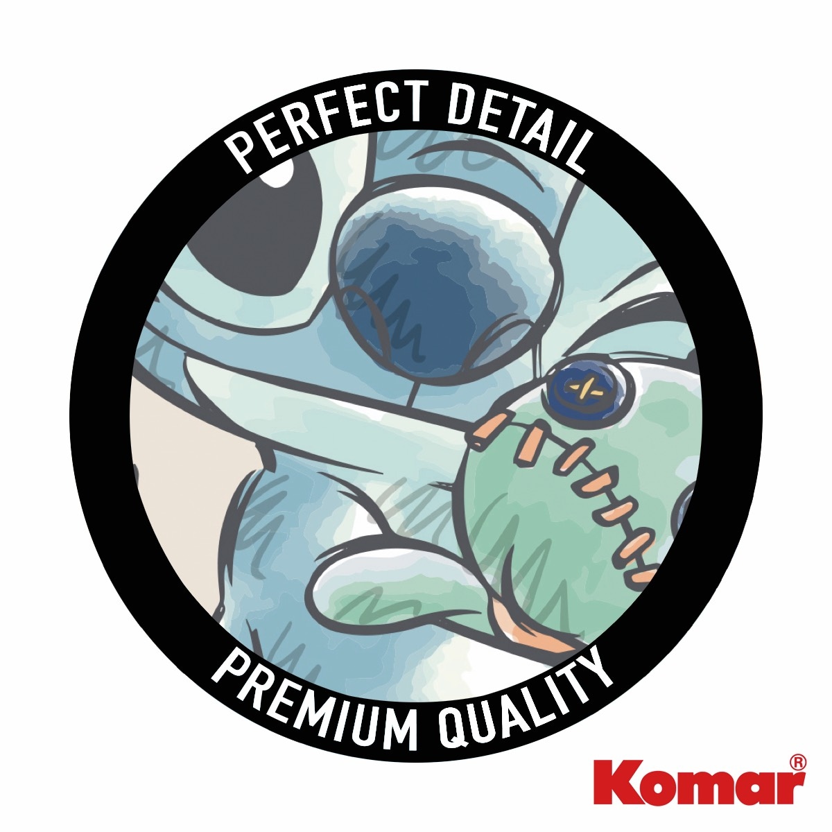 Komar Leinwandbild »Disney Lilo and Stitch Hold On Tight«, Disney, (1 St.), 30 x 40 cm (Breite x Höhe) - Kinderzimmer, Dekoration