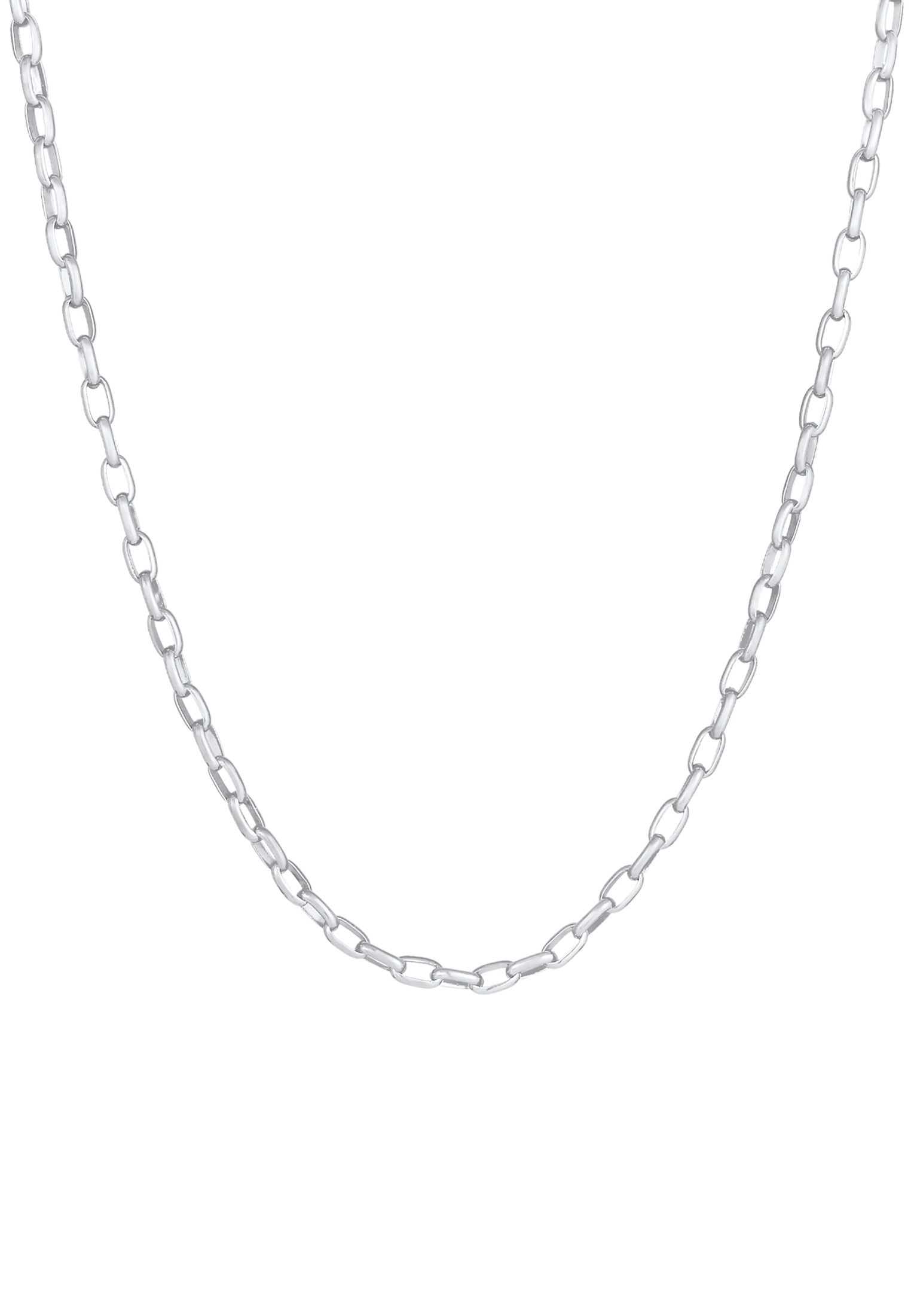 Kuzzoi Silberkette »Halskette Herren Ankerkette Oval 925 Silber«