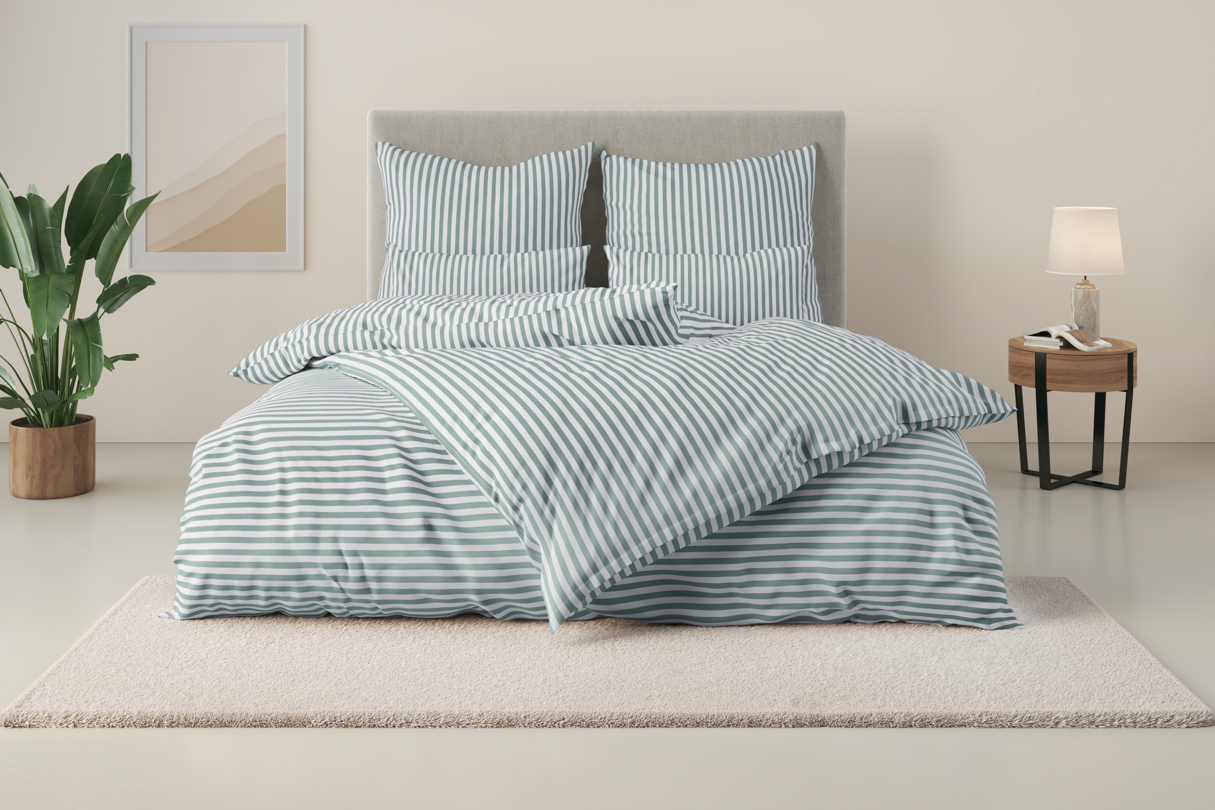 LeGer Home by Lena Gercke Bettwäsche »Linnea«, aus 100% Baumwolle, Streifendesign