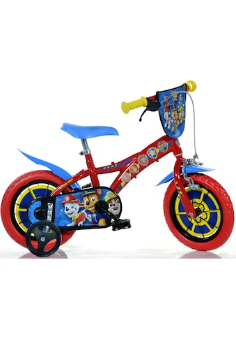 Kinderfahrrad »Paw Patrol 12 Zoll«, 1 Gang, mit Stützrädern, Trinkflasche und Frontschild