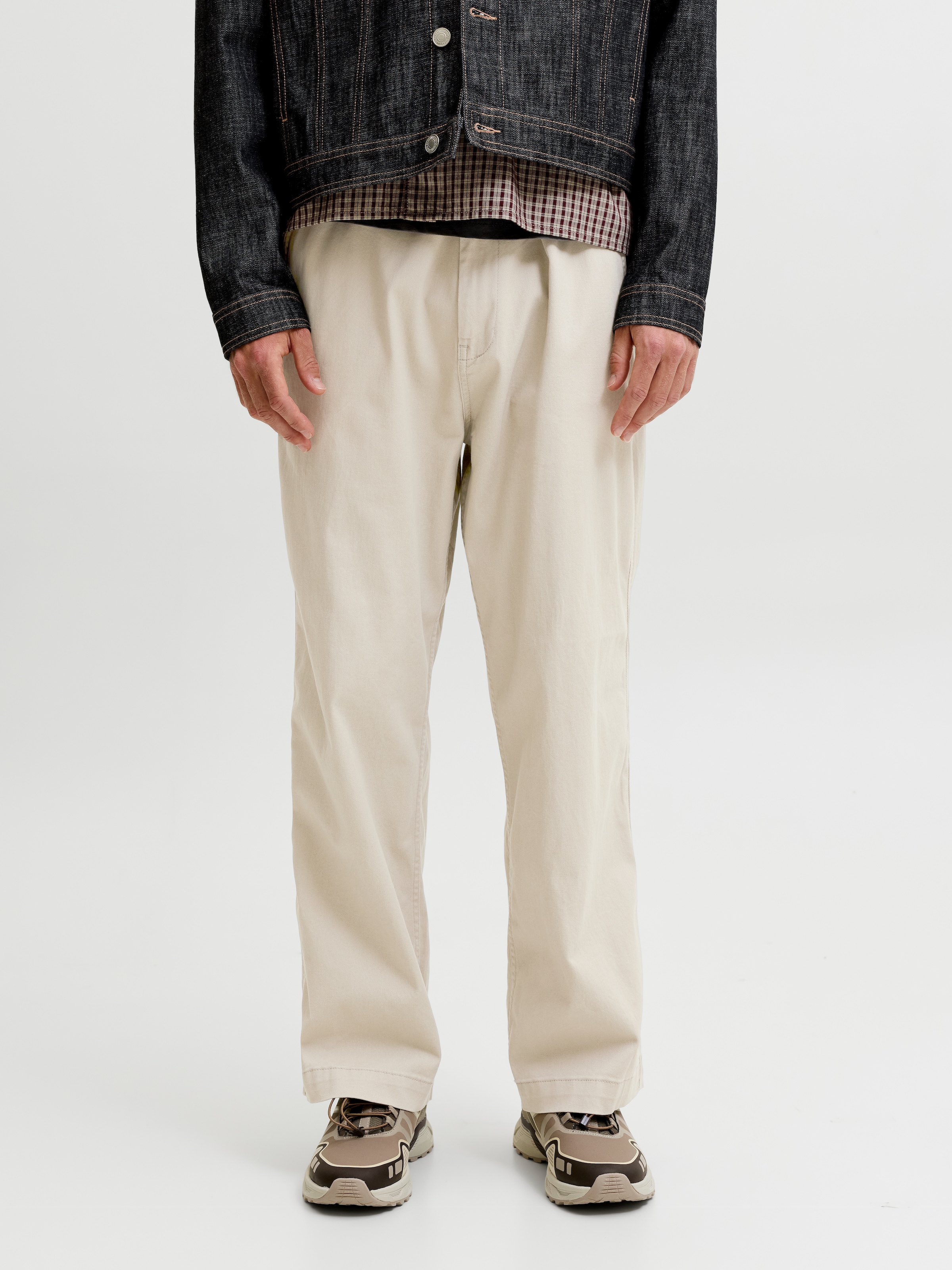 Jack & Jones Chinos »JPSTBILL DREW CHINO NOOS«  Baumwolle, weit geschnitten