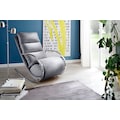 MCA furniture Relaxsessel »York«, Relaxsessel mit Hocker, belastbar bis 100 kg