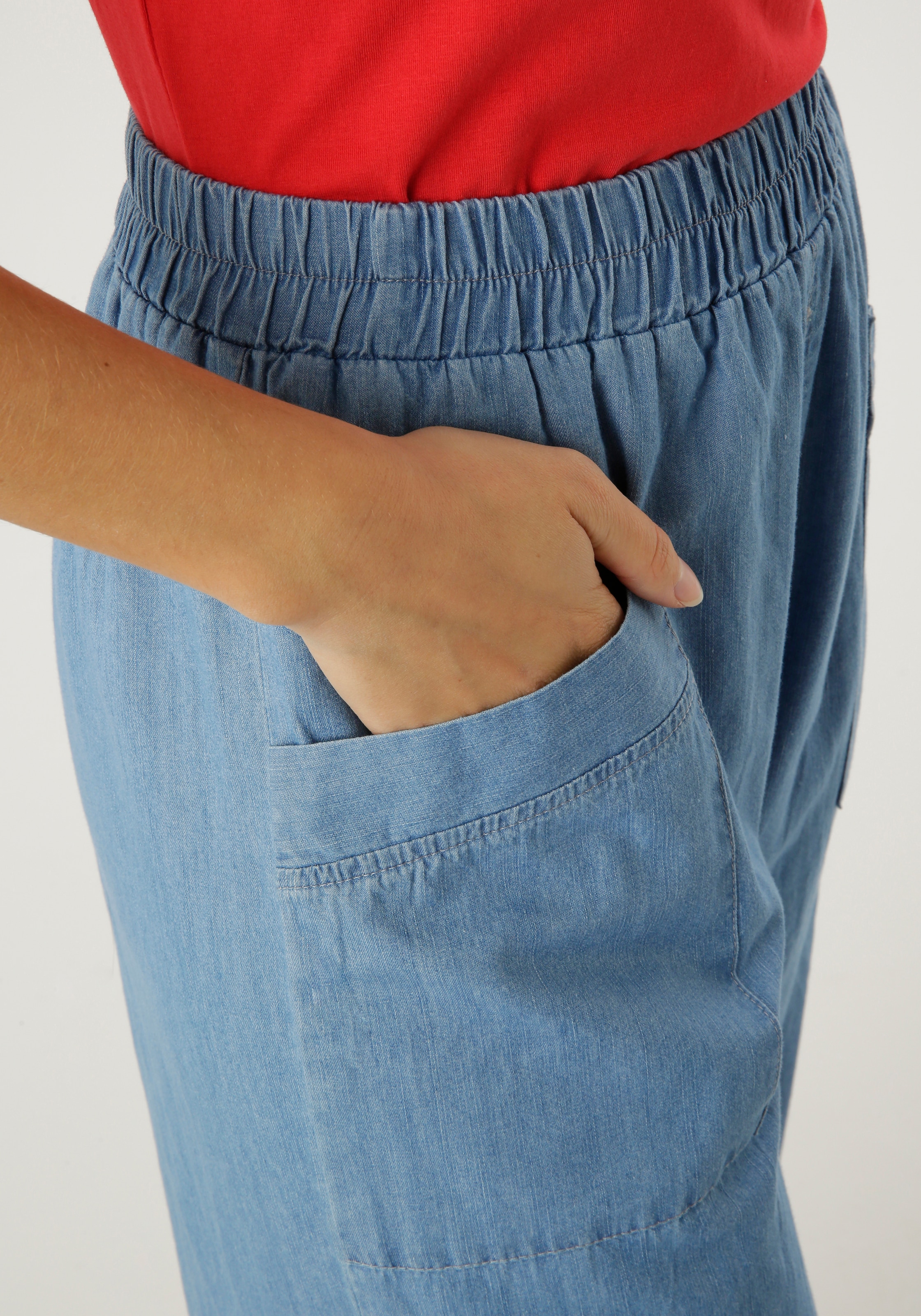 Aniston SELECTED 7/8-Jeans weiter Oberschenkel und der weiter Beinverlauf - NEUE KOLLEKTION