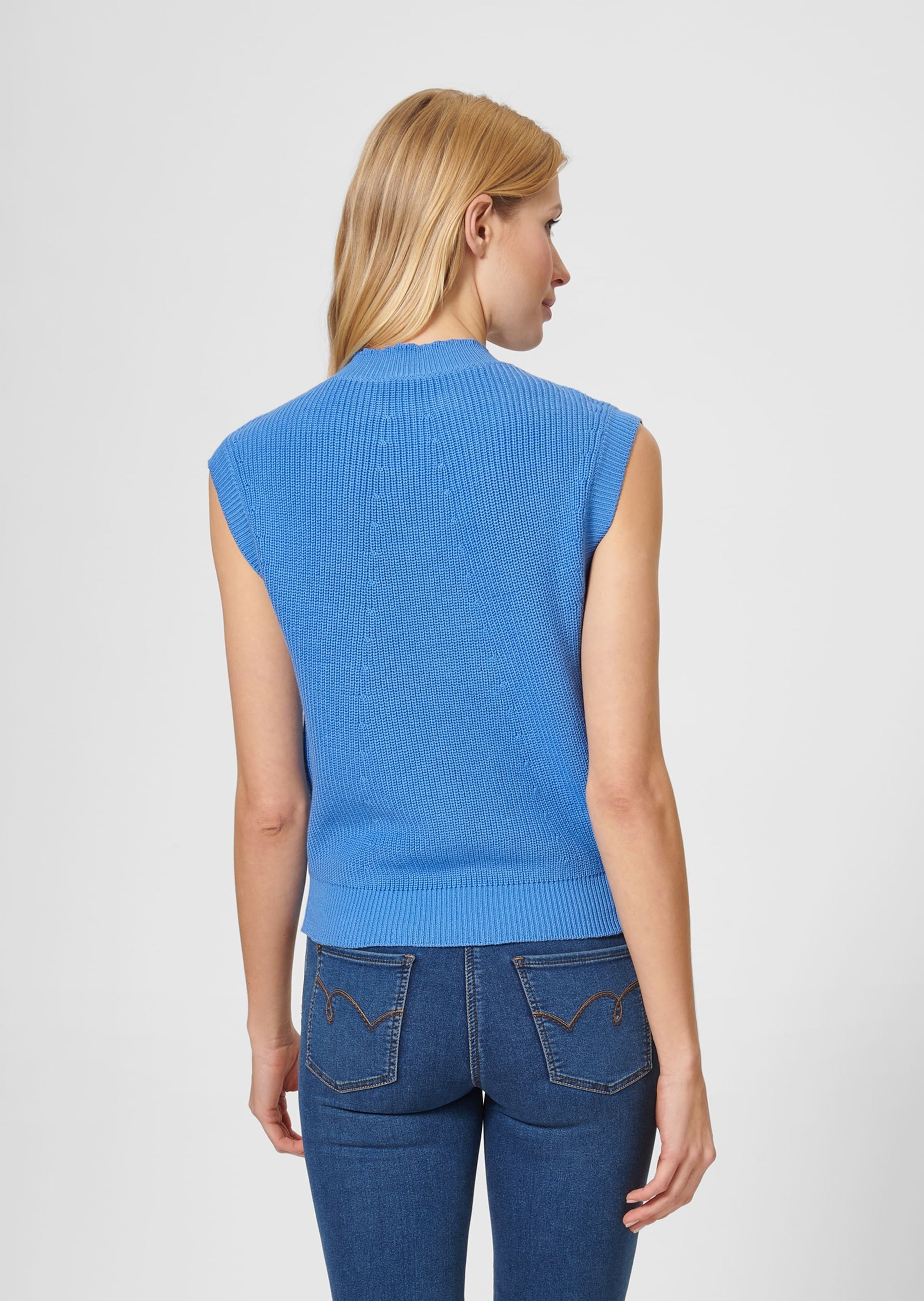 MADELEINE Longpullover »Pullunder Pullunder mit Stehkragen«