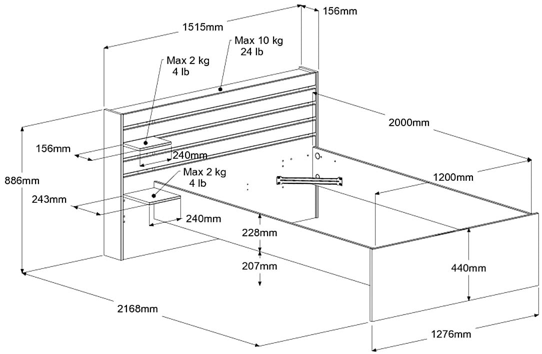 Parisot Schlafzimmer-Set »Escale 17« Set, 2 tlg.