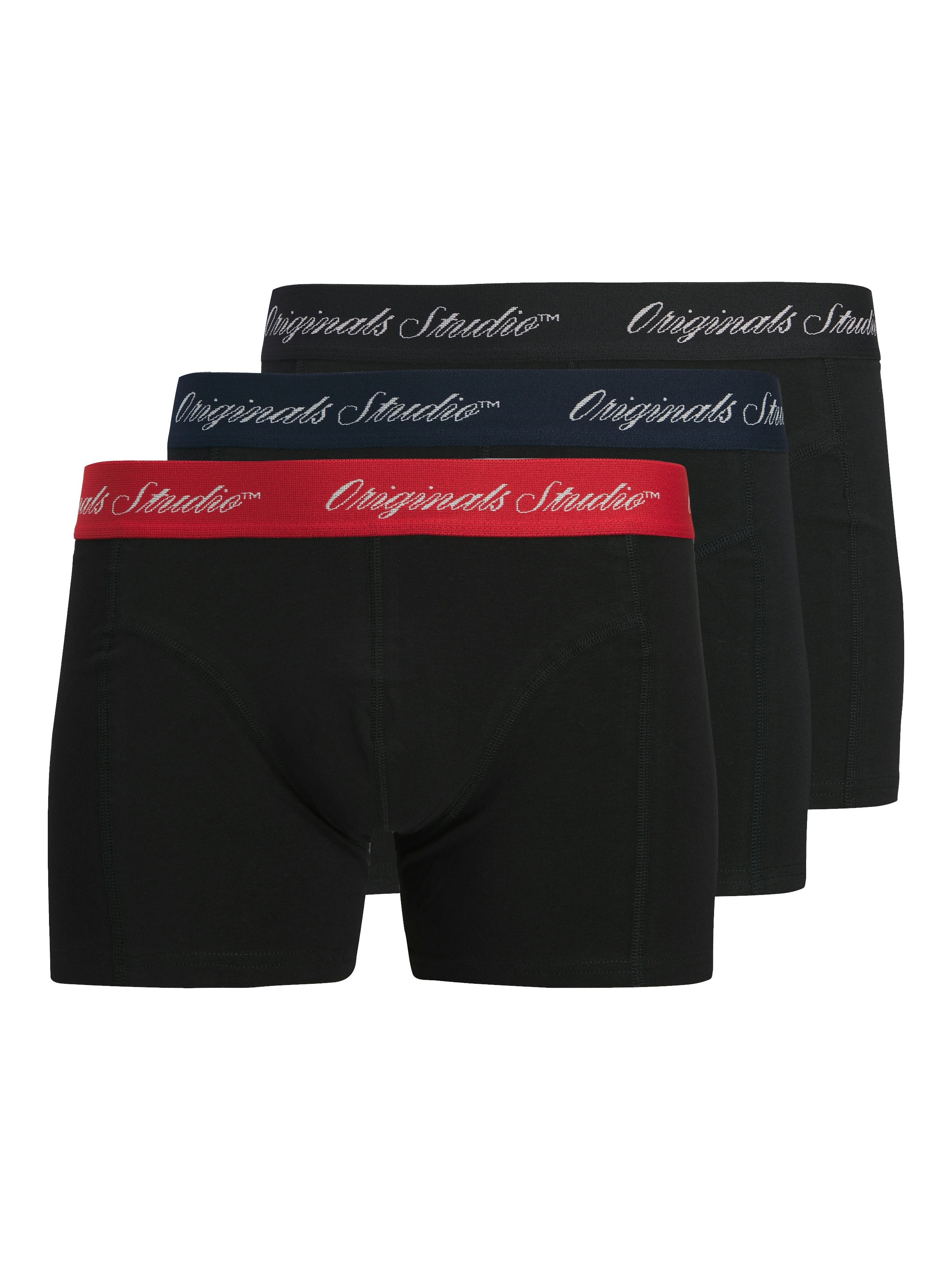 Jack & Jones Trunk »JACNORREBRO SOLID TRUNKS 3 PACK NOOS« Packung, 3 Stk.