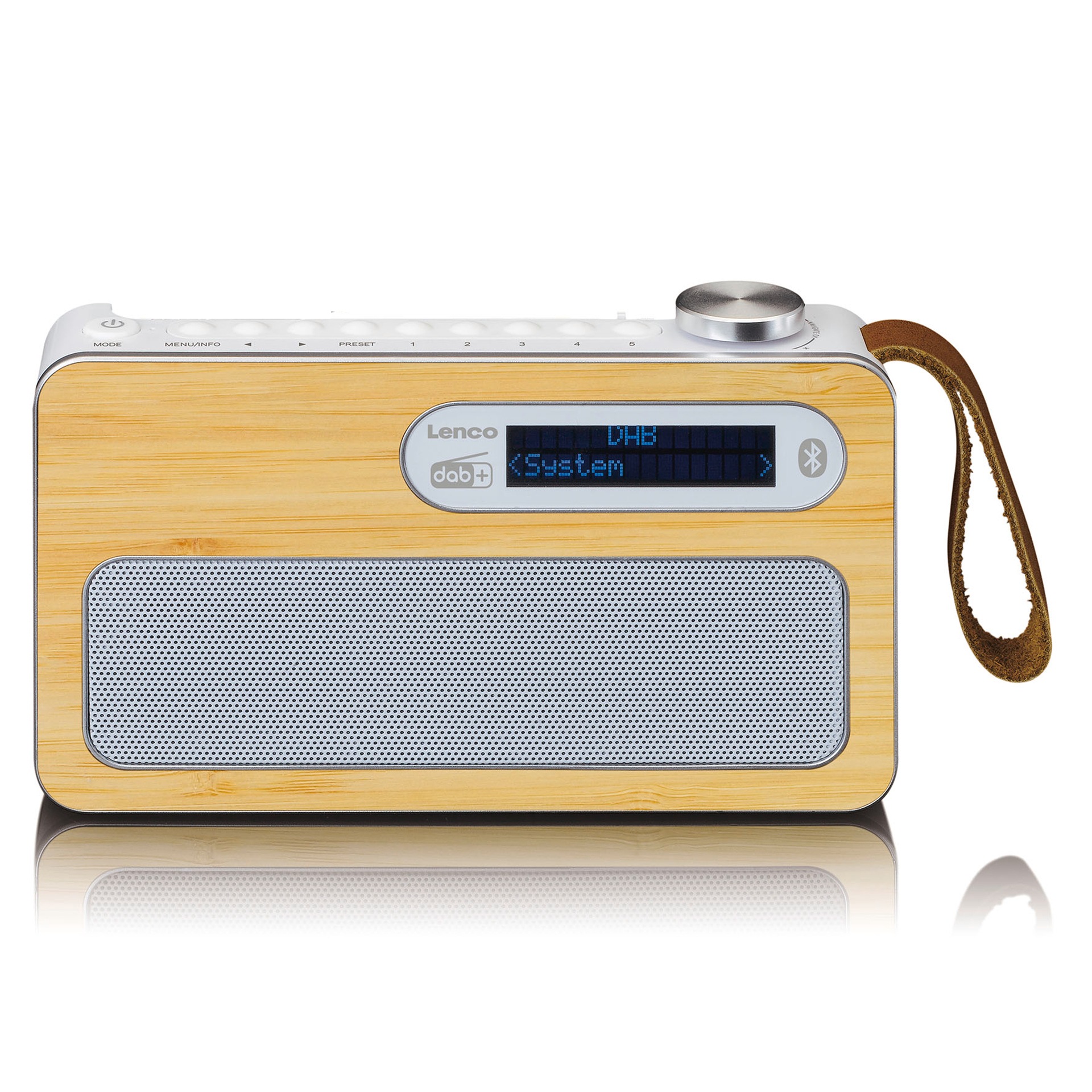 Lenco Digitalradio (DAB+) »Tragbares DAB+/ FM Radio mit BT«, (Digitalradio (DAB+)