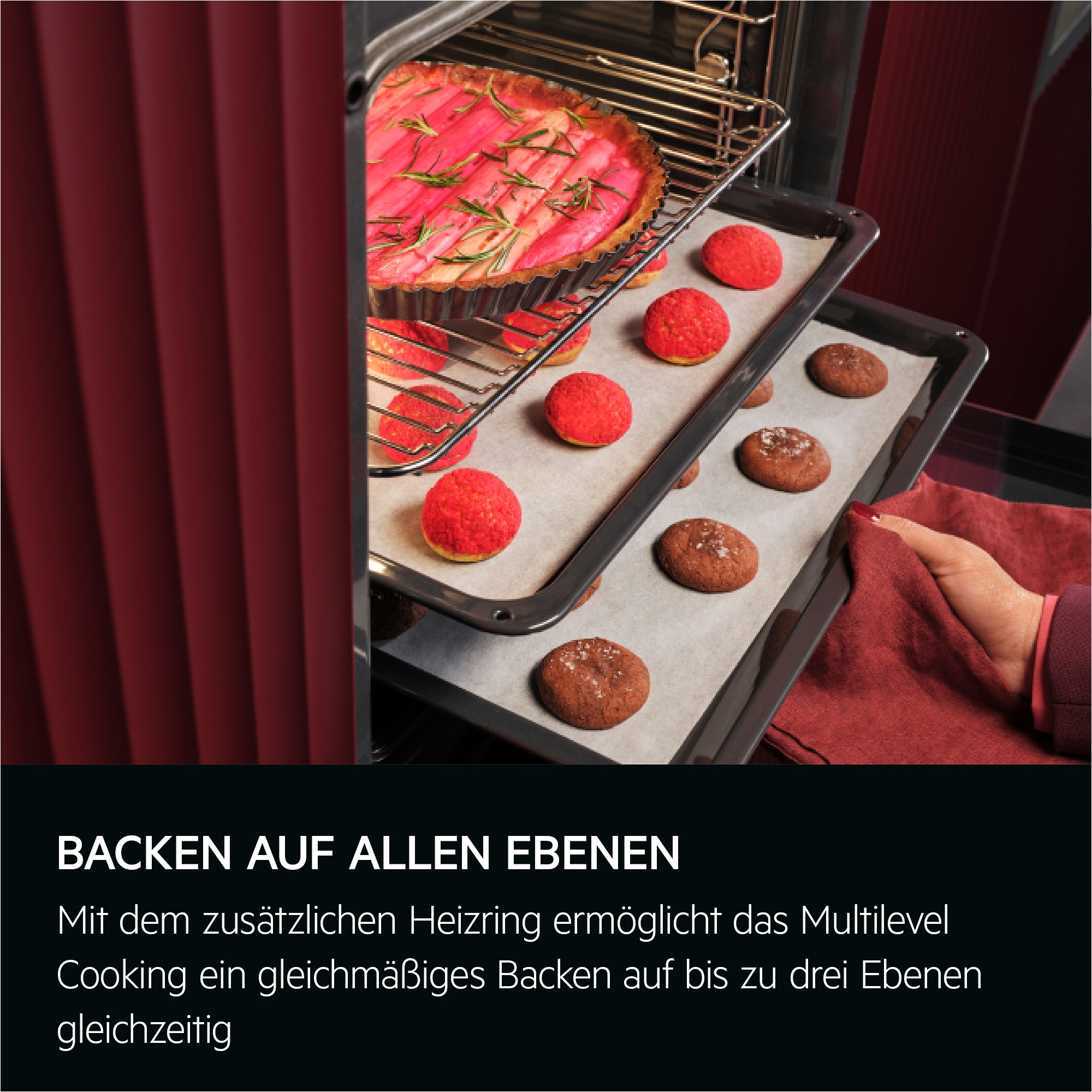 AEG Elektro-Herd-Set Serie 5000 »HH24HSB«, Aqua Clean, Multilevel Cooking