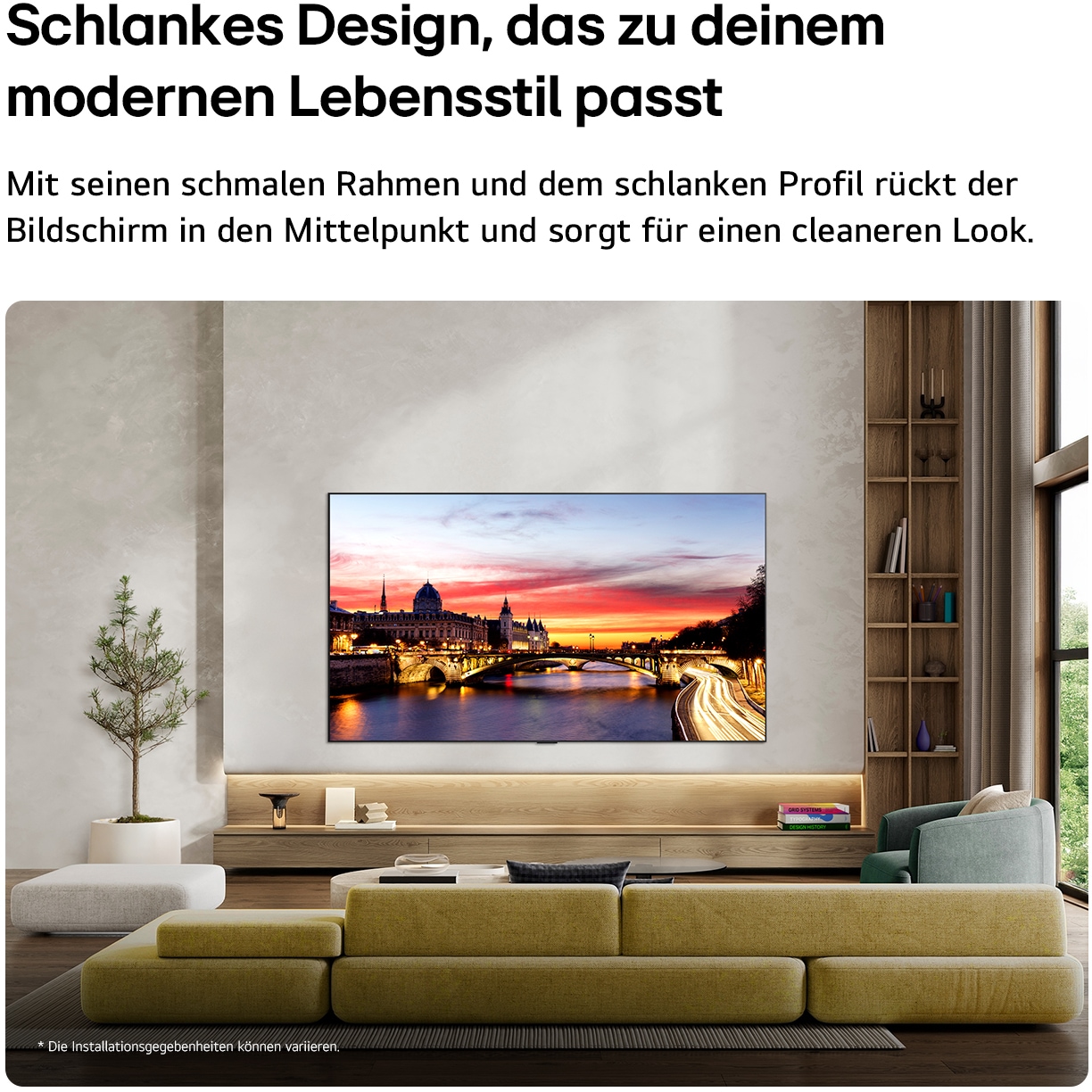 LG OLED-Fernseher »OLED55C68LA« 139 cm/55 ″ Smart-TV