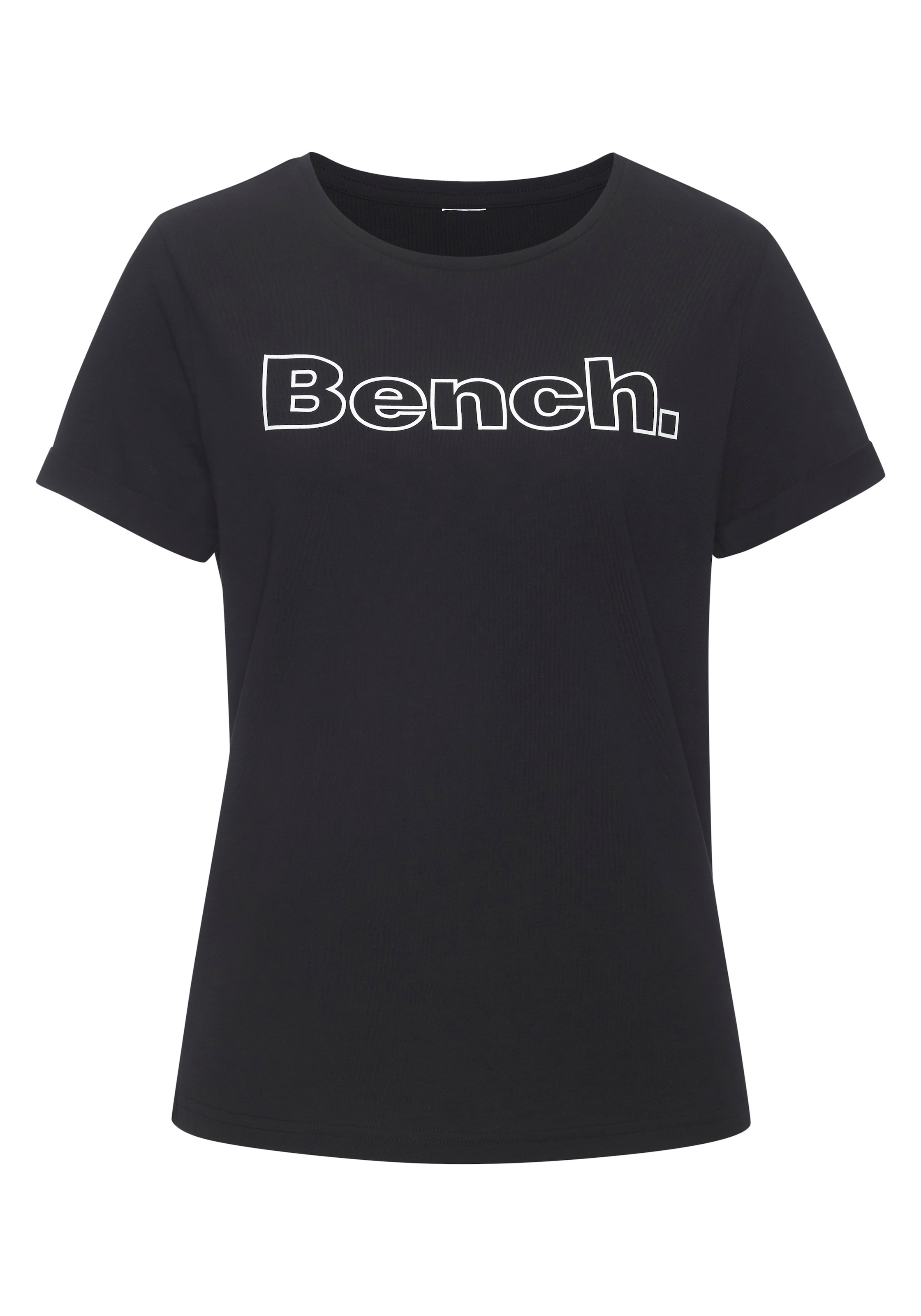 Bench. Loungewear T-Shirt Packung, 2 Stk. im doppelpack mit Logodruck, Loungewear