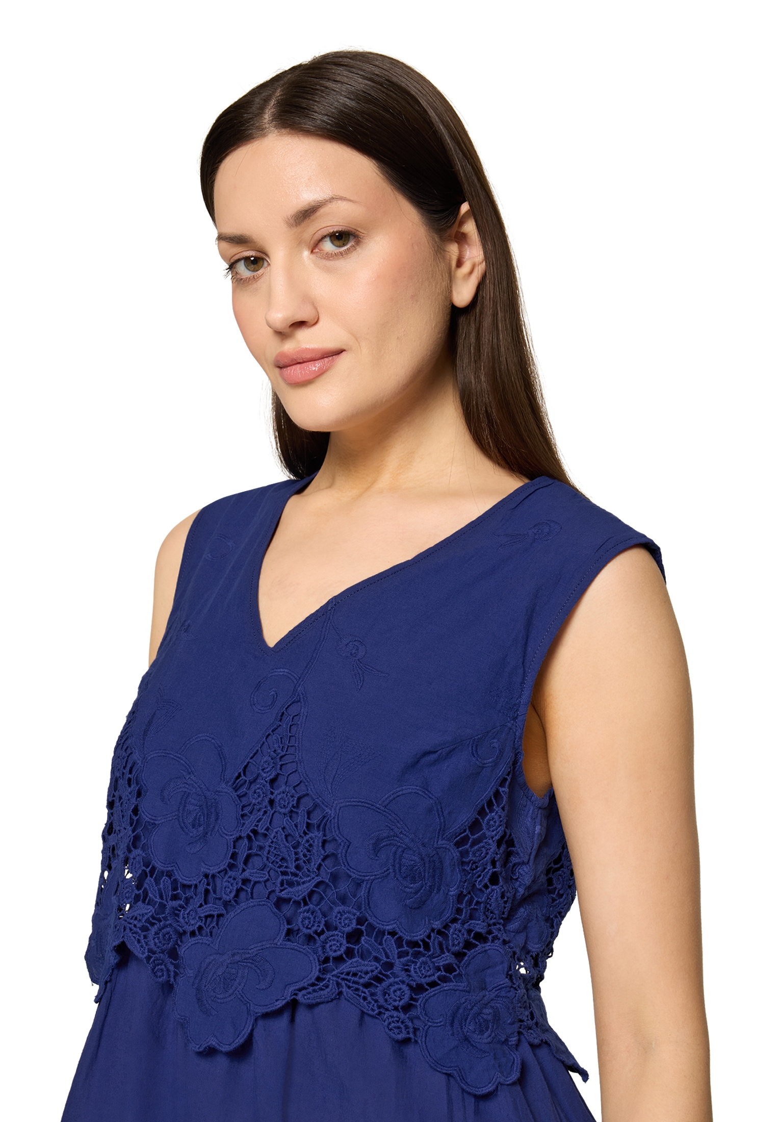 Betty Barclay Midikleid »Midikleid mit V-Ausschnitt«