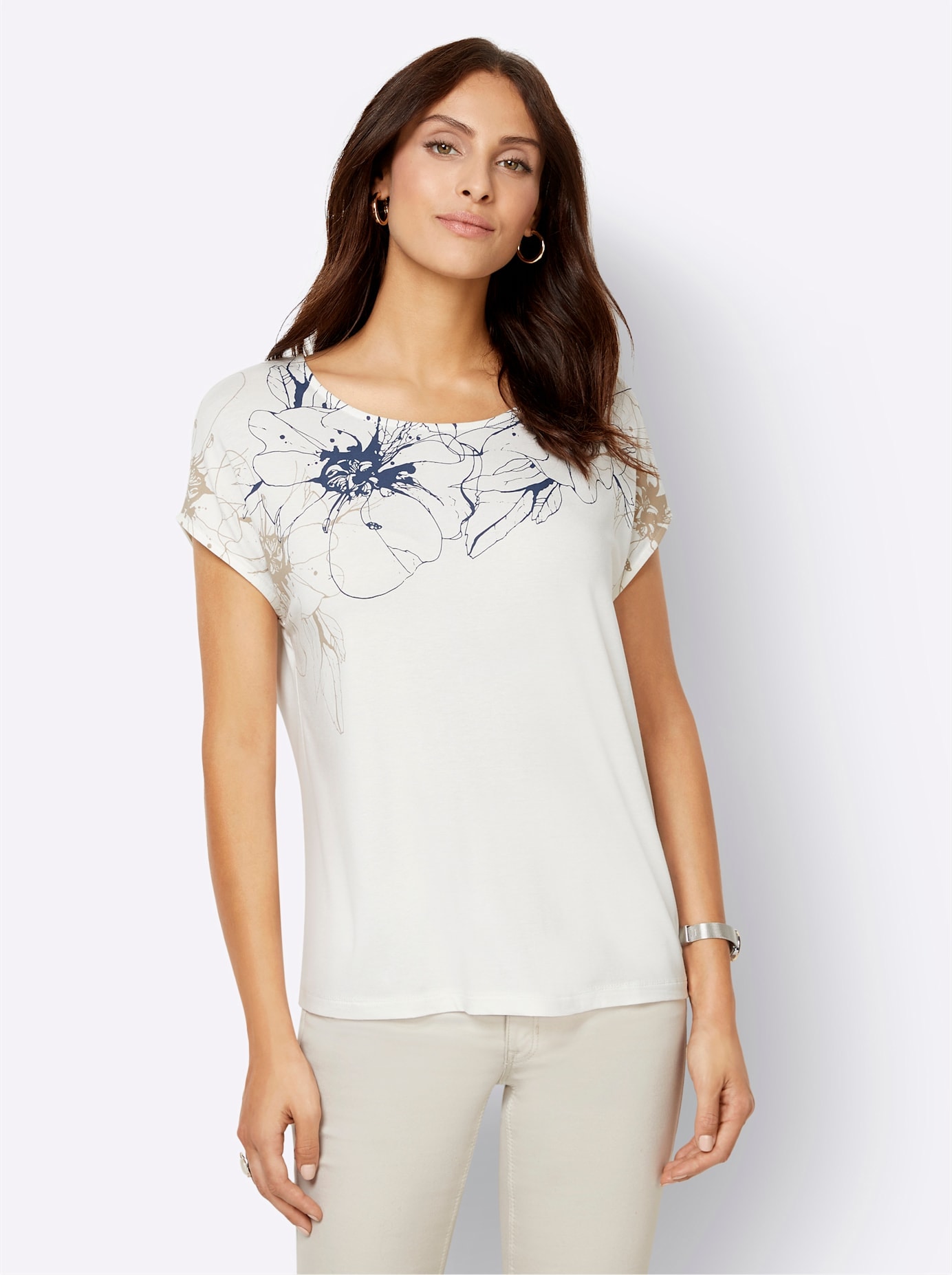 Lady Kurzarmshirt »Shirt«, (1 tlg.)