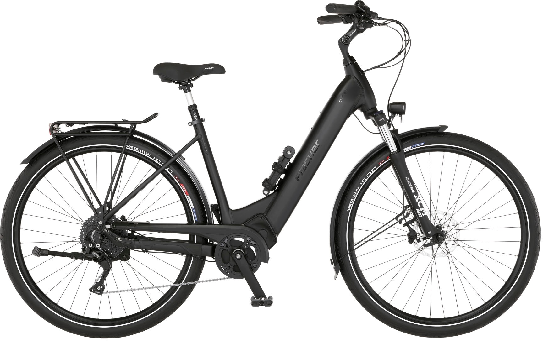 FISCHER Fahrrad E-Bike »CITA 8.0I 711«, 10 Gang, Shimano, Nexus, Mittelmotor  250 W, (Schloss) online bei OTTO bestellen | OTTO