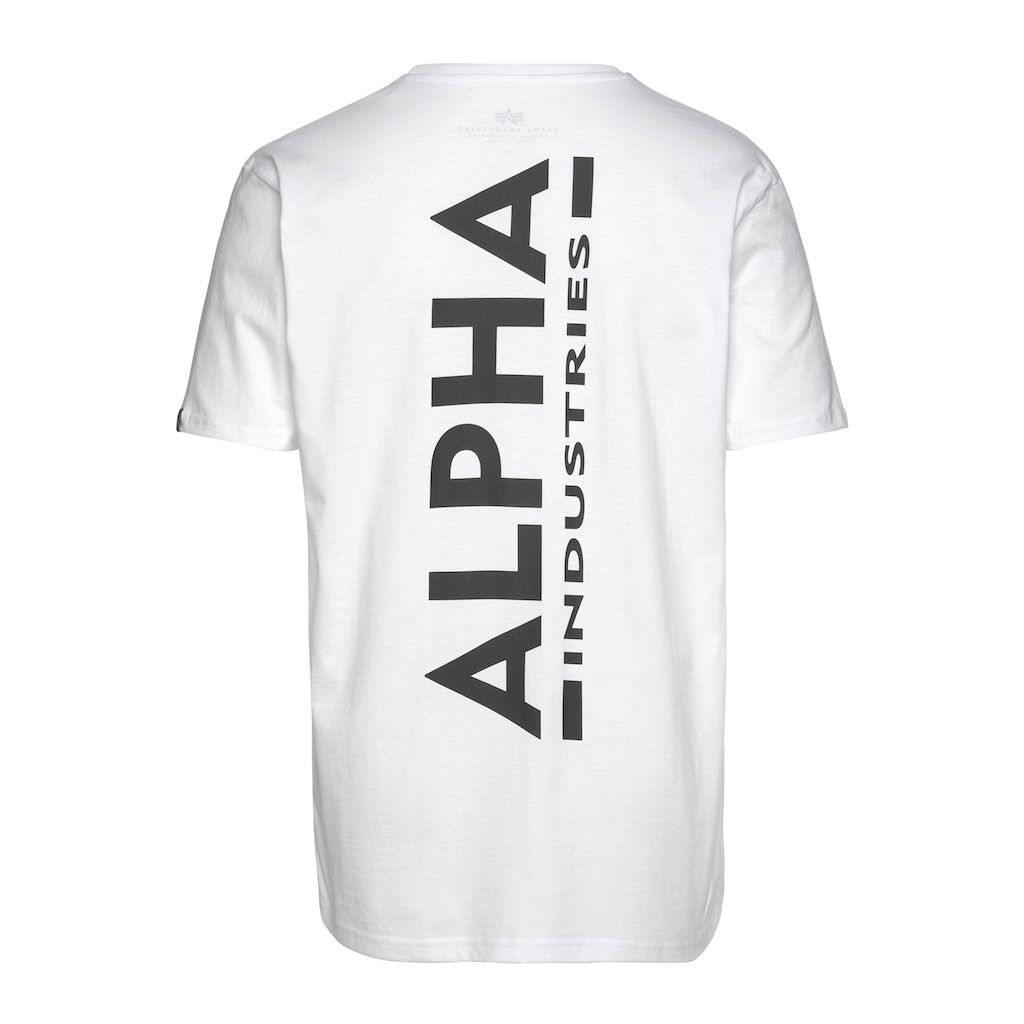 Alpha Industries Rundhalsshirt »Backprint T«