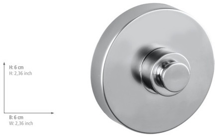 WENKO Wandhaken »Vacuum-Loc®«, Kunststoff, Befestigen ohne Bohren