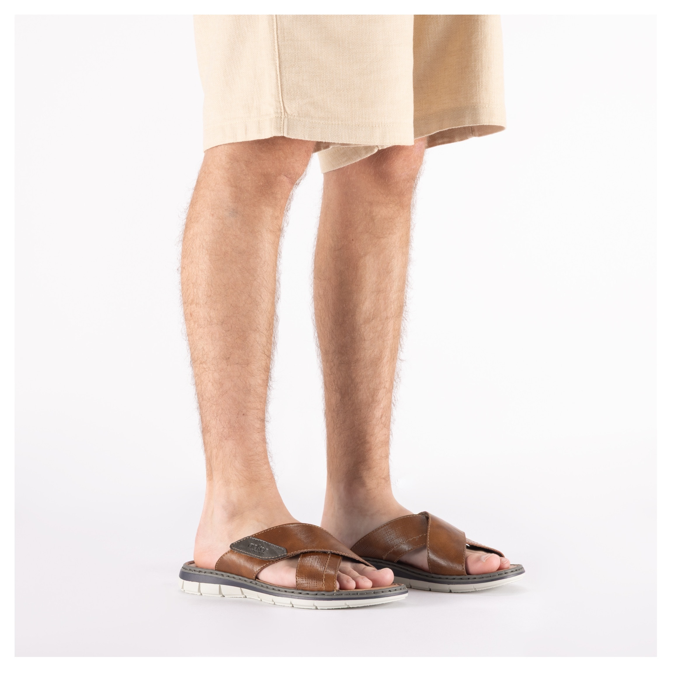 Rieker Pantolette  Sommerschuh, Strandschuh, Urlaubsschuh mit weicher Innensohle