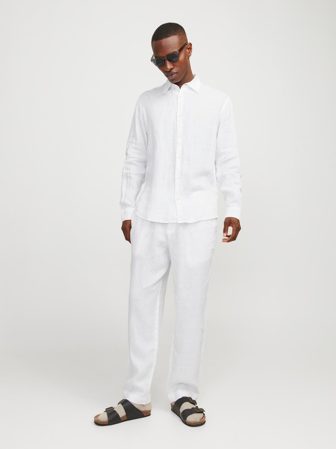 Jack & Jones Chinohose »JPSTKARL LAWRENCE LINEN CHINO SN«