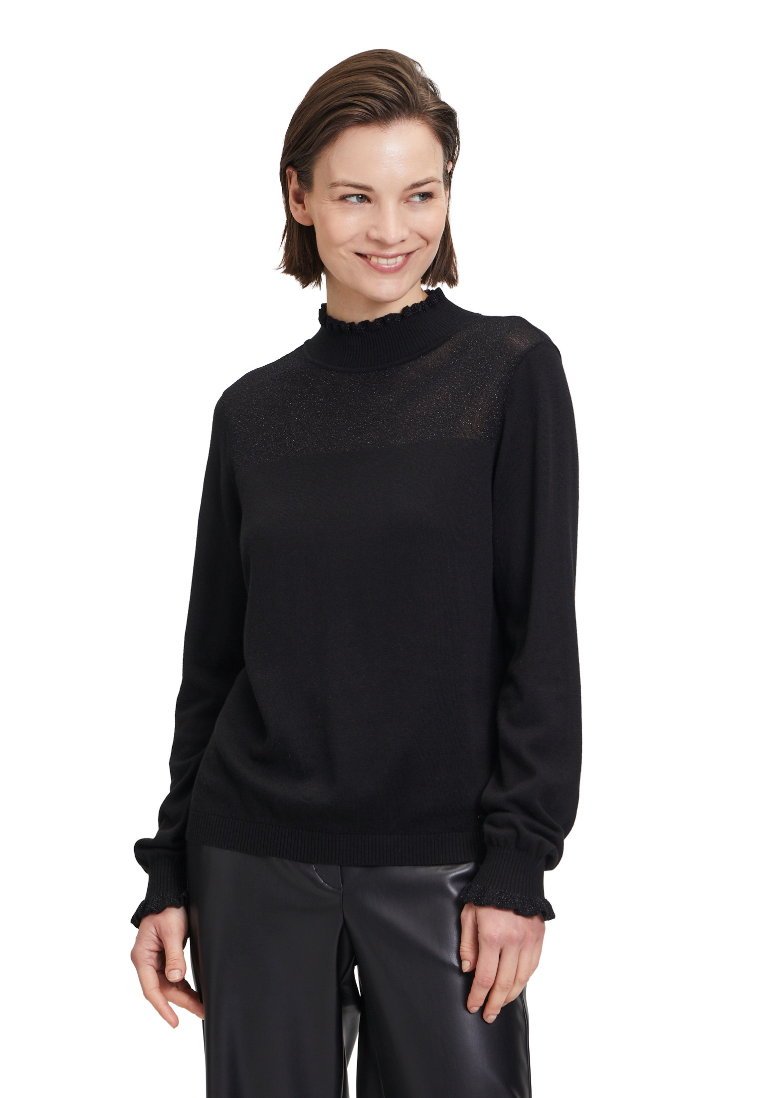 Betty&Co Strickpullover »Strickpullover mit Lurexfaden«