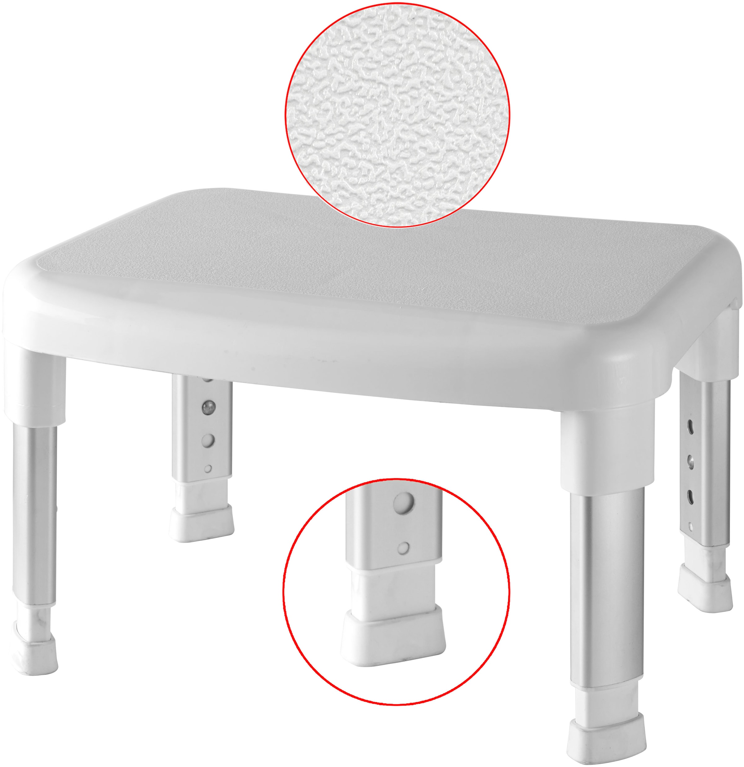 Bischof Bad-Stufe »Big Step«, Einstiegshilfe, höhenverstellbar von 24 – 29 cm